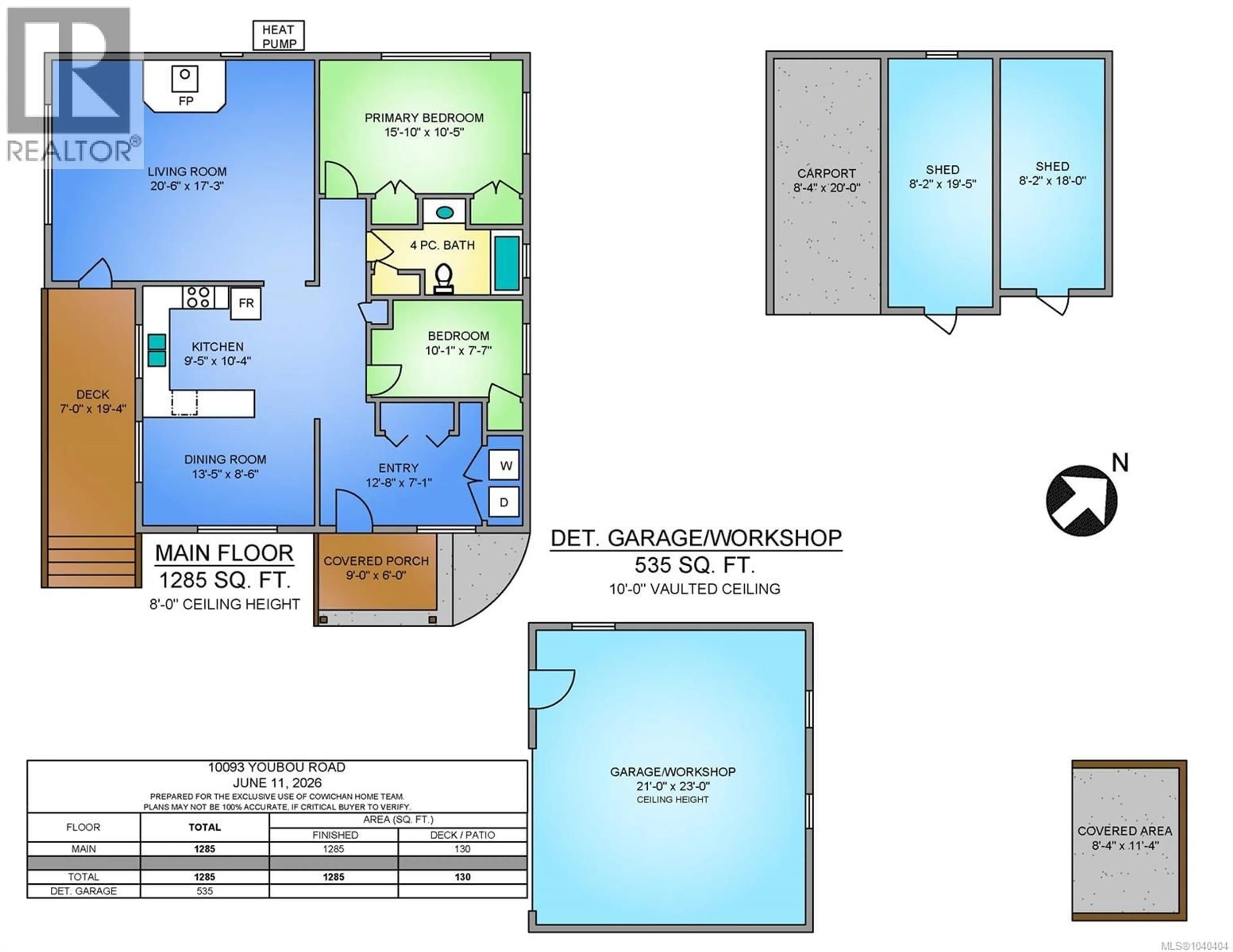 Floor plan for 10093 YOUBOU ROAD, Youbou British Columbia V0R3E1