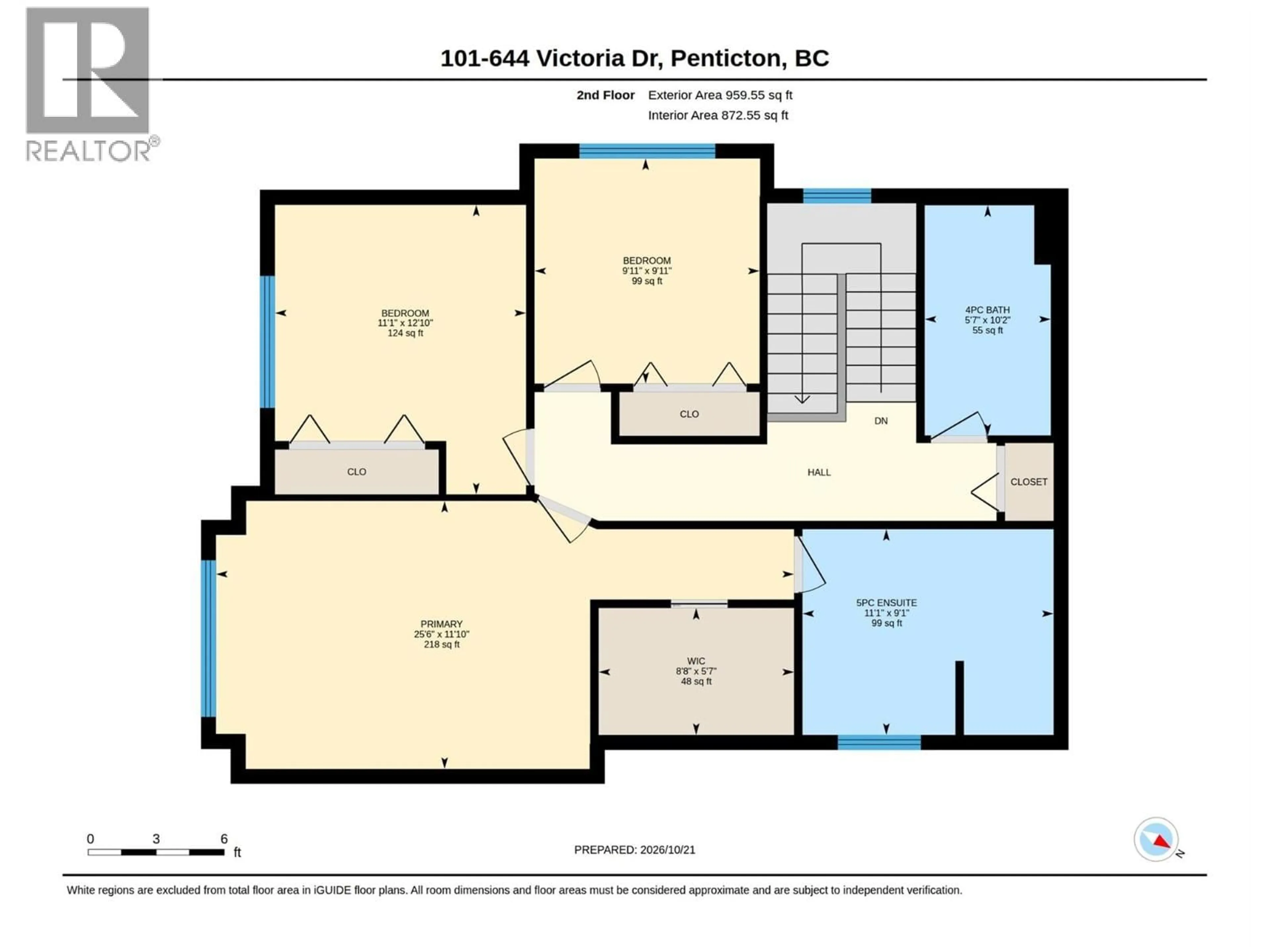 Floor plan for 101 - 644 VICTORIA DRIVE, Penticton British Columbia V2A5N6