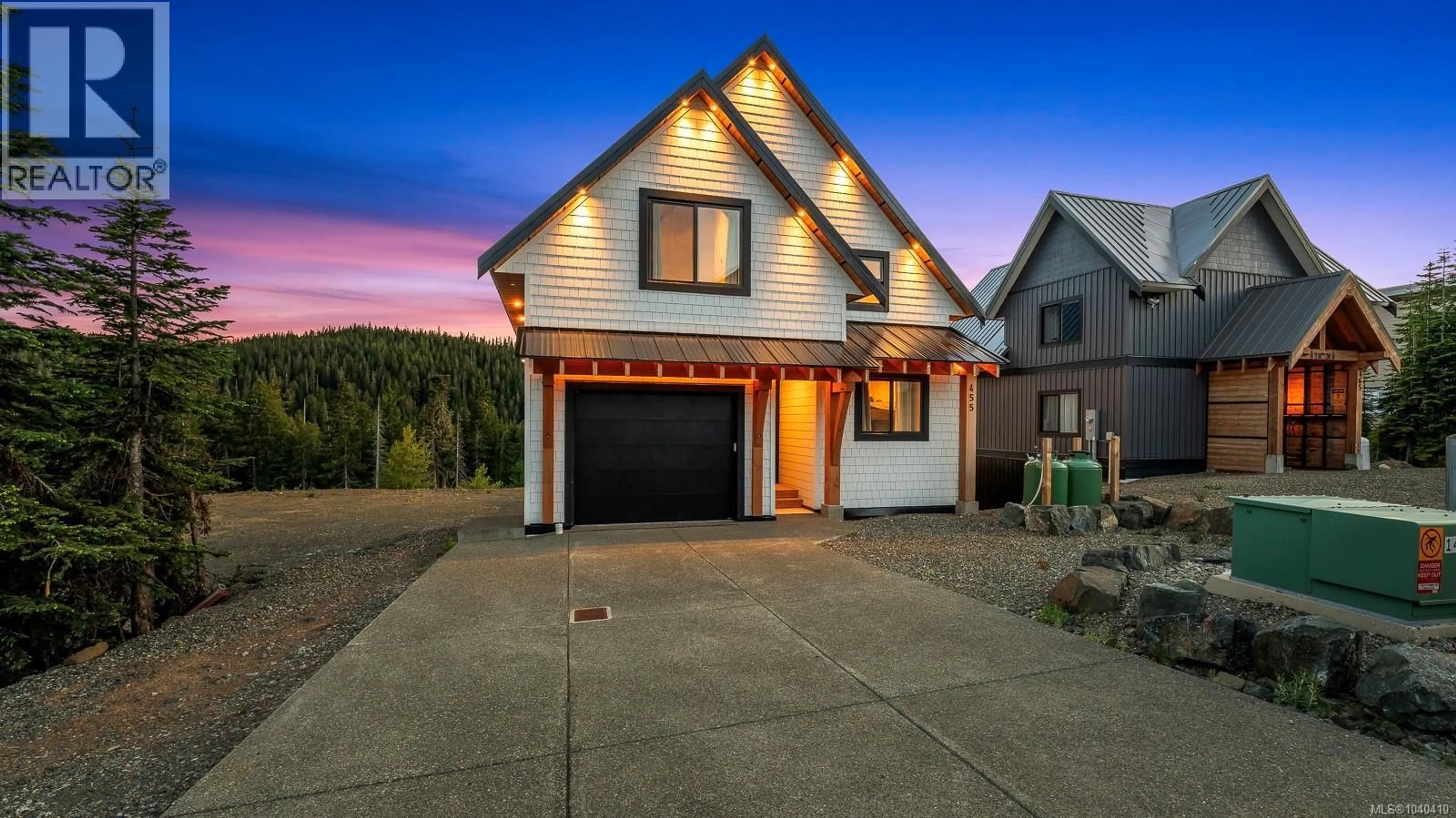Home with vinyl exterior material, street for 455 ARROWSMITH RIDGE, Courtenay British Columbia V9J1L0