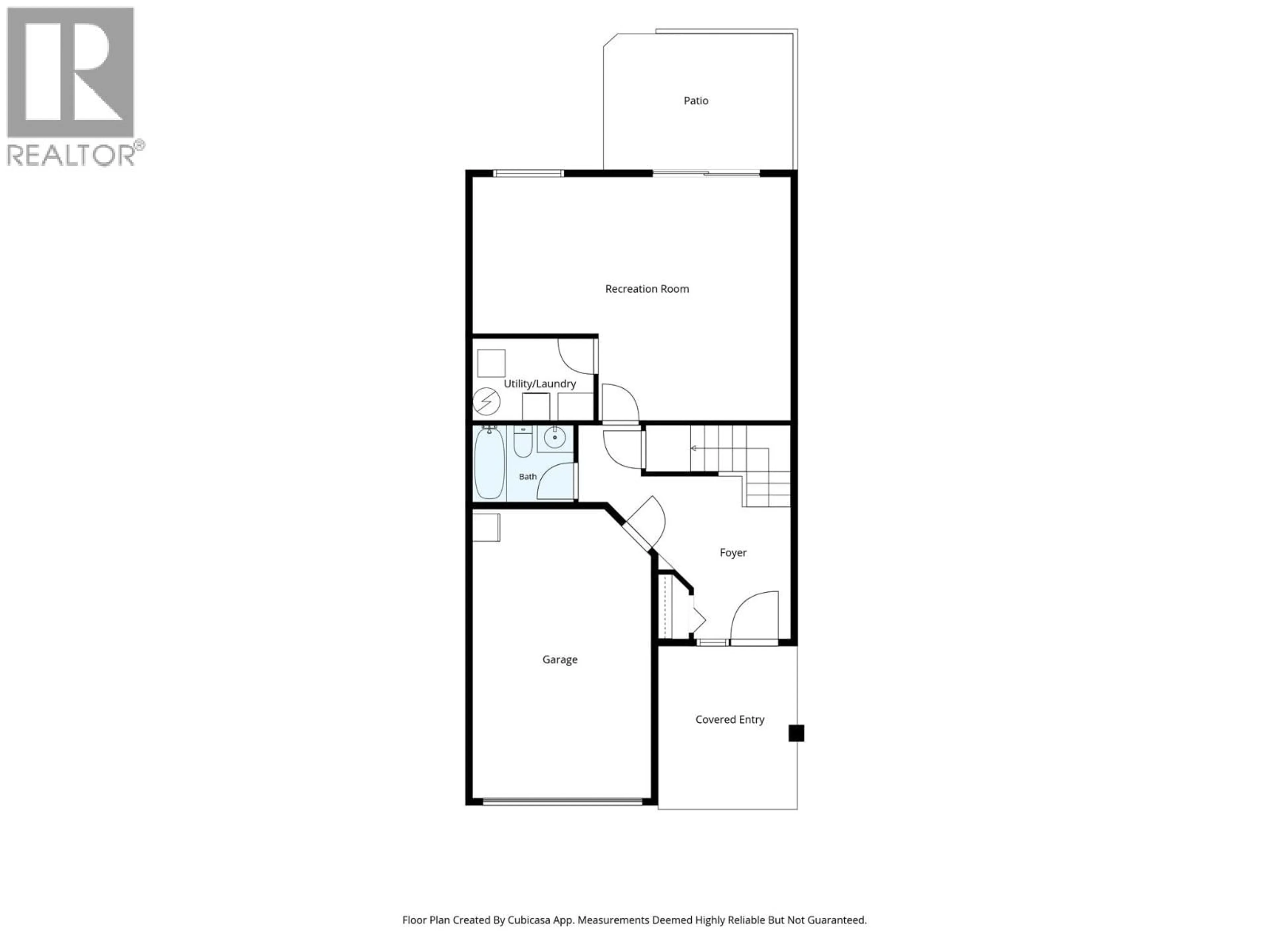Floor plan for 6 - 1104 QUAIL DRIVE, Kamloops British Columbia V2B8S6