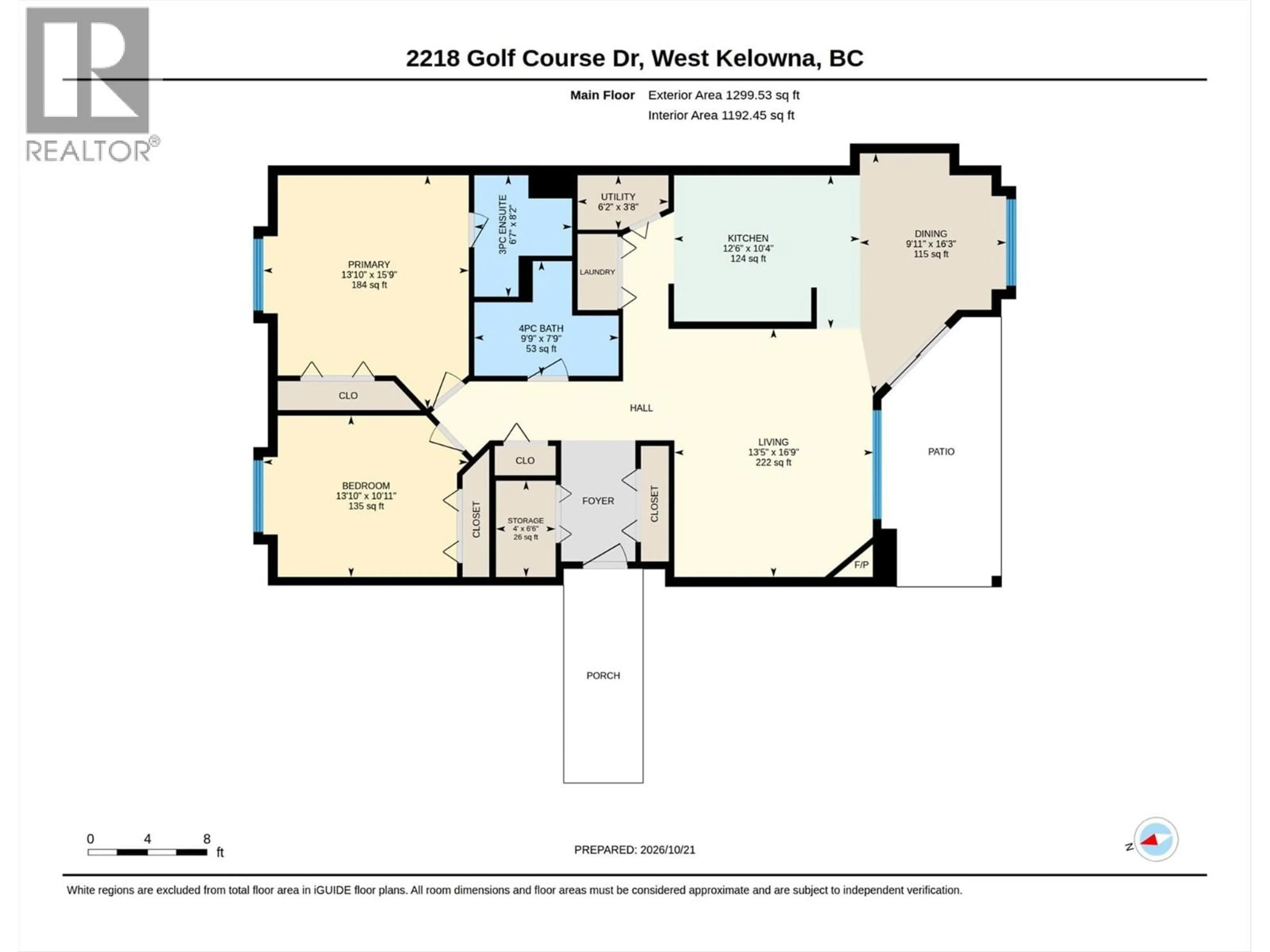 Floor plan for 2218 GOLF COURSE DRIVE, West Kelowna British Columbia V4T2V4