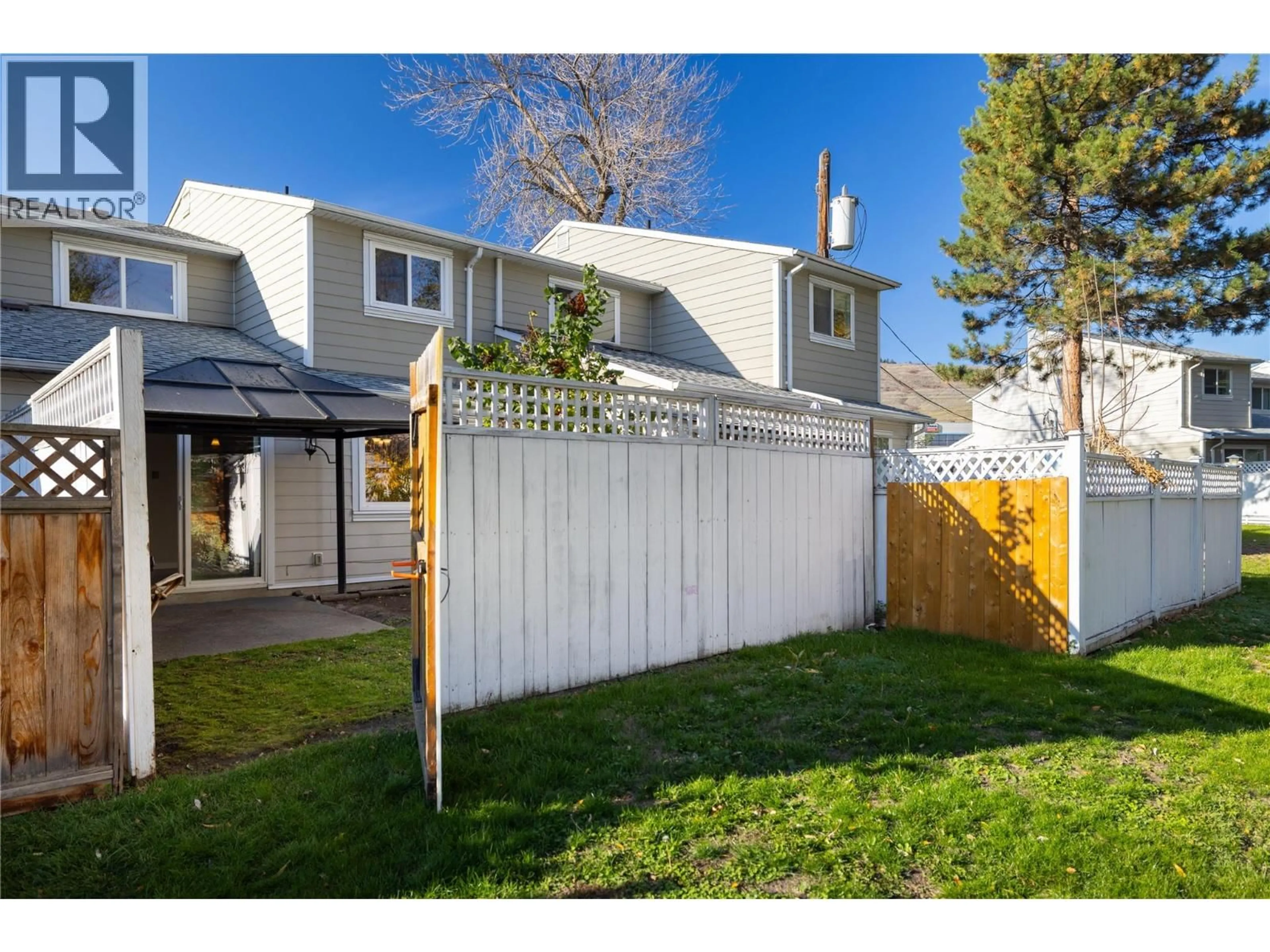 A pic from outside/outdoor area/front of a property/back of a property/a pic from drone, street for 24 - 4910 25 AVENUE, Vernon British Columbia V1T5R6