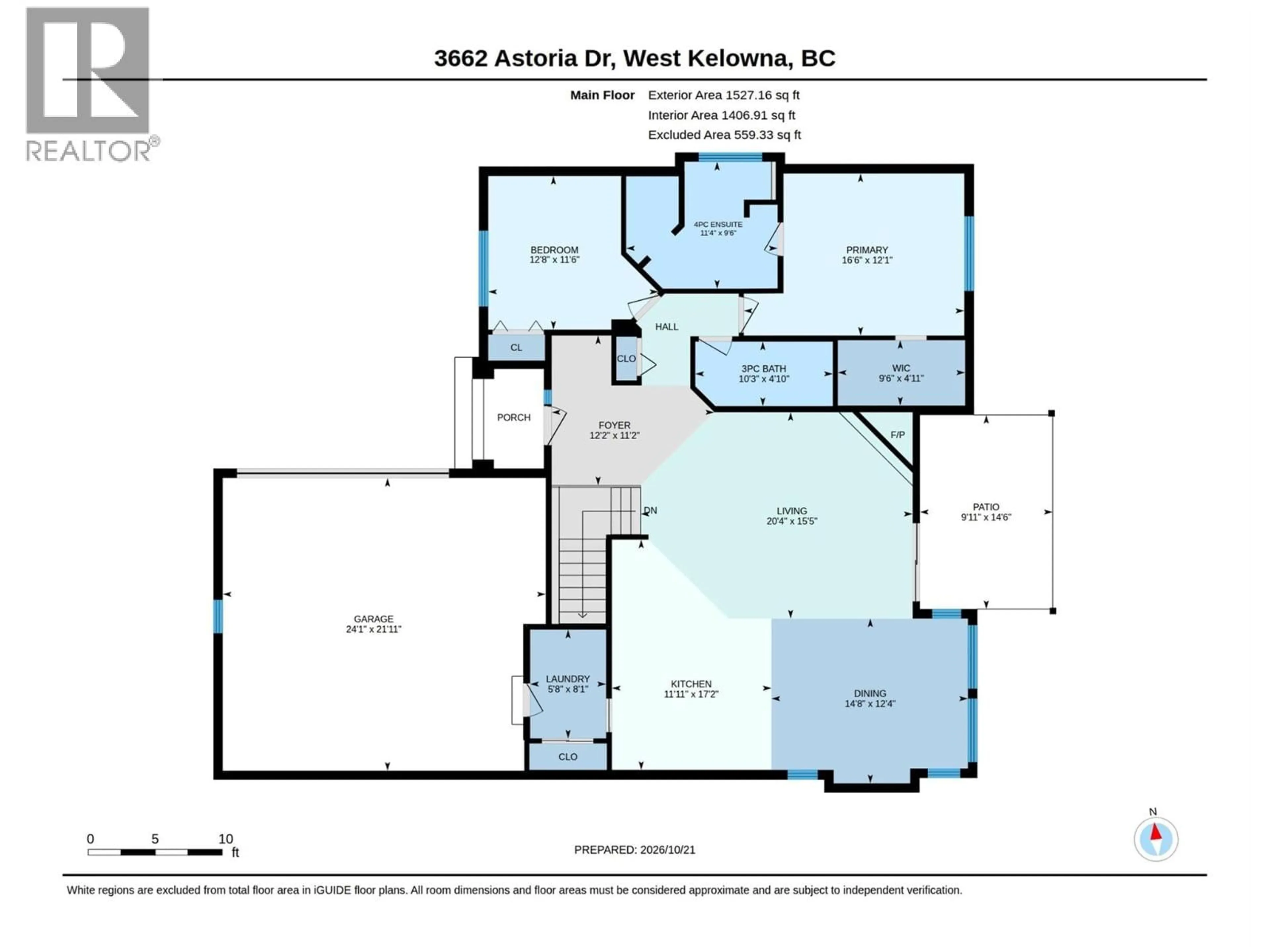 Floor plan for 3662 ASTORIA DRIVE, West Kelowna British Columbia V4T2W5