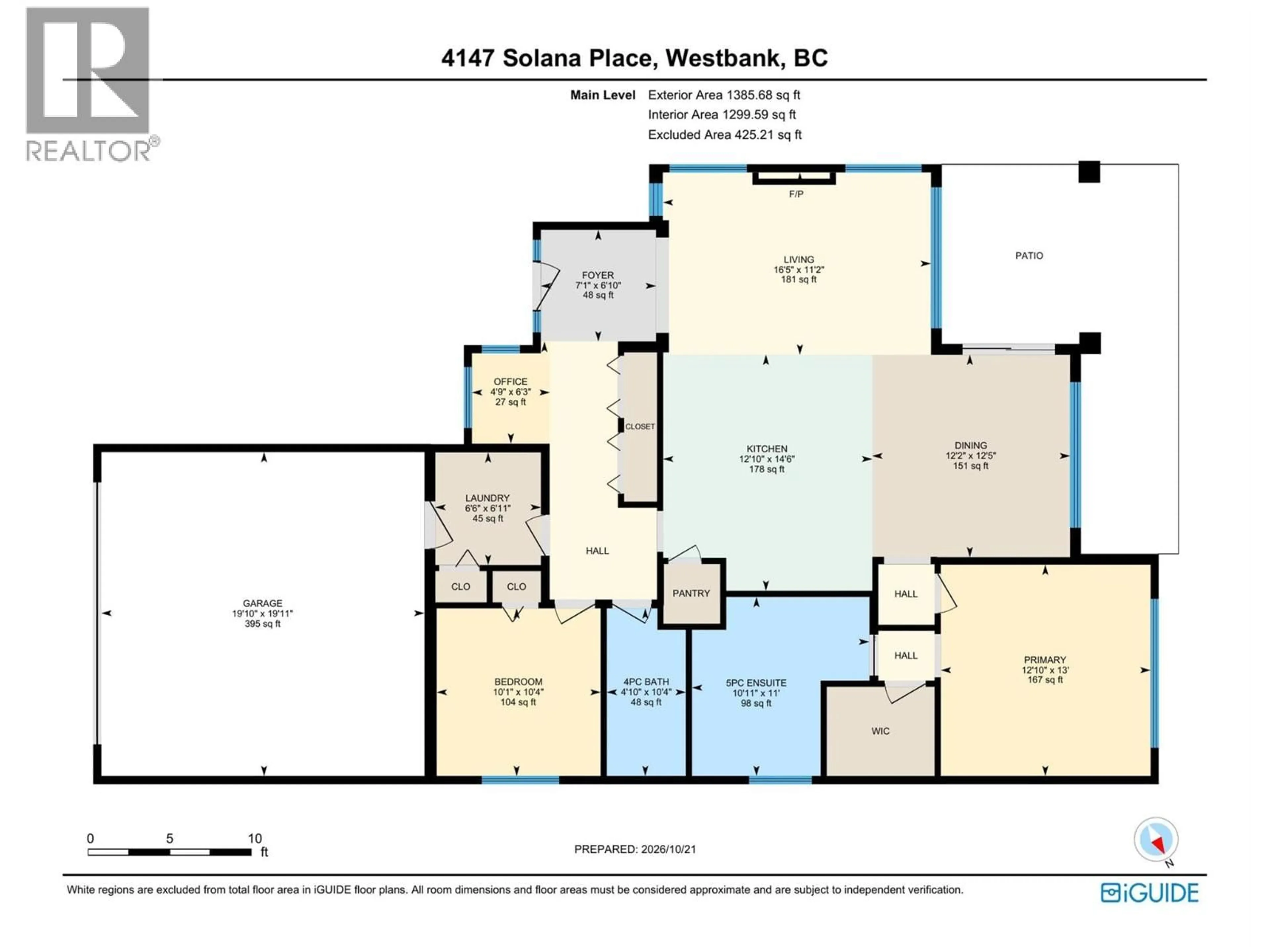 Floor plan for 4147 SOLANA PLACE, West Kelowna British Columbia V4T2Y9