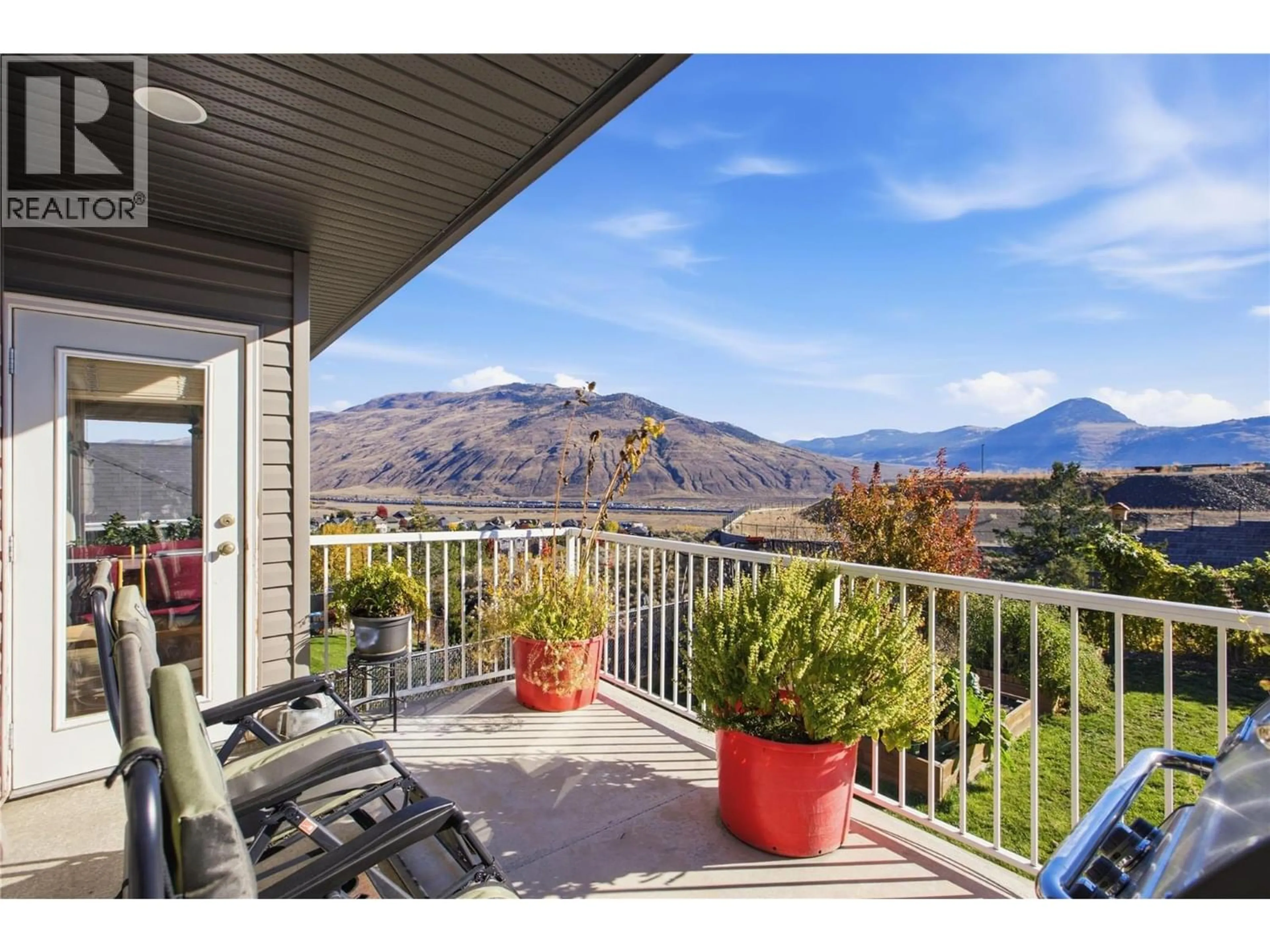 Patio, mountain view for 2060 GRASSLANDS BOULEVARD, Kamloops British Columbia V2B0A6