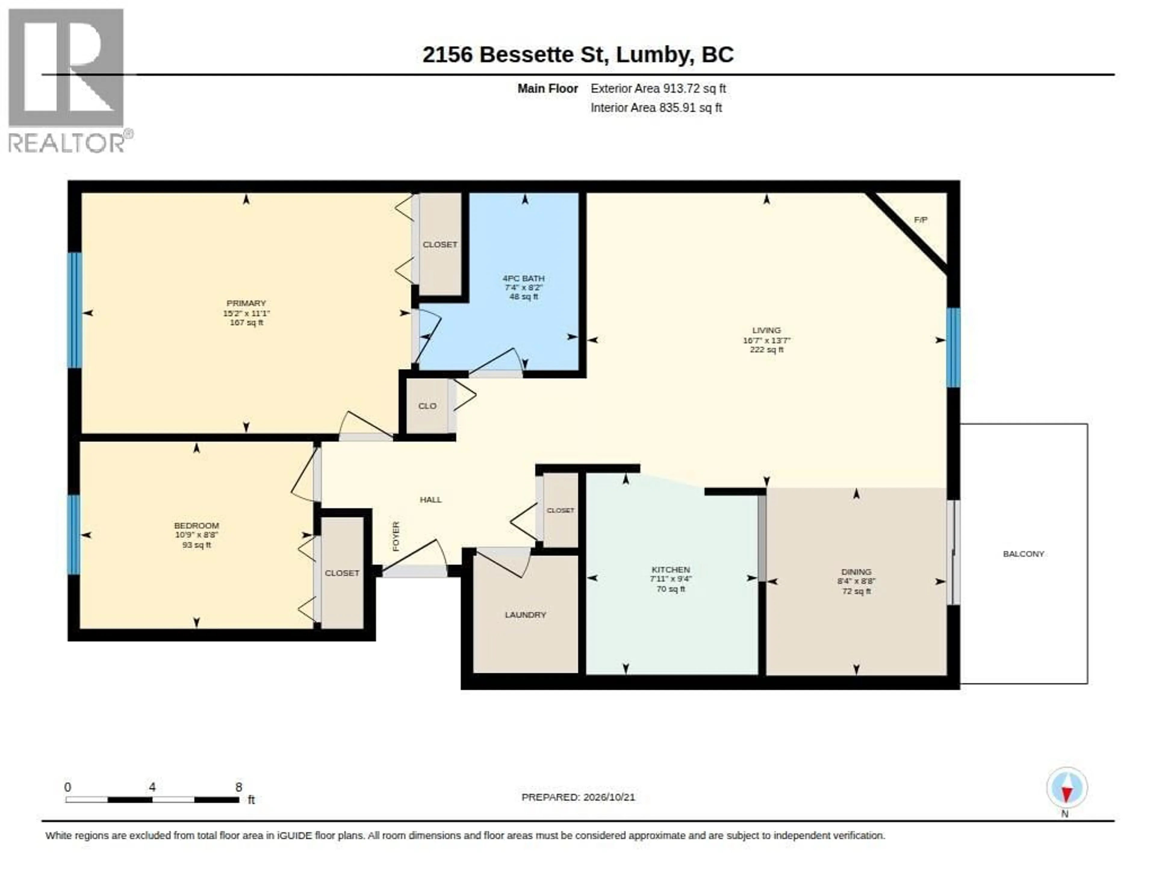 Floor plan for 7 - 2156 BESSETTE STREET, Lumby British Columbia V0E2G0