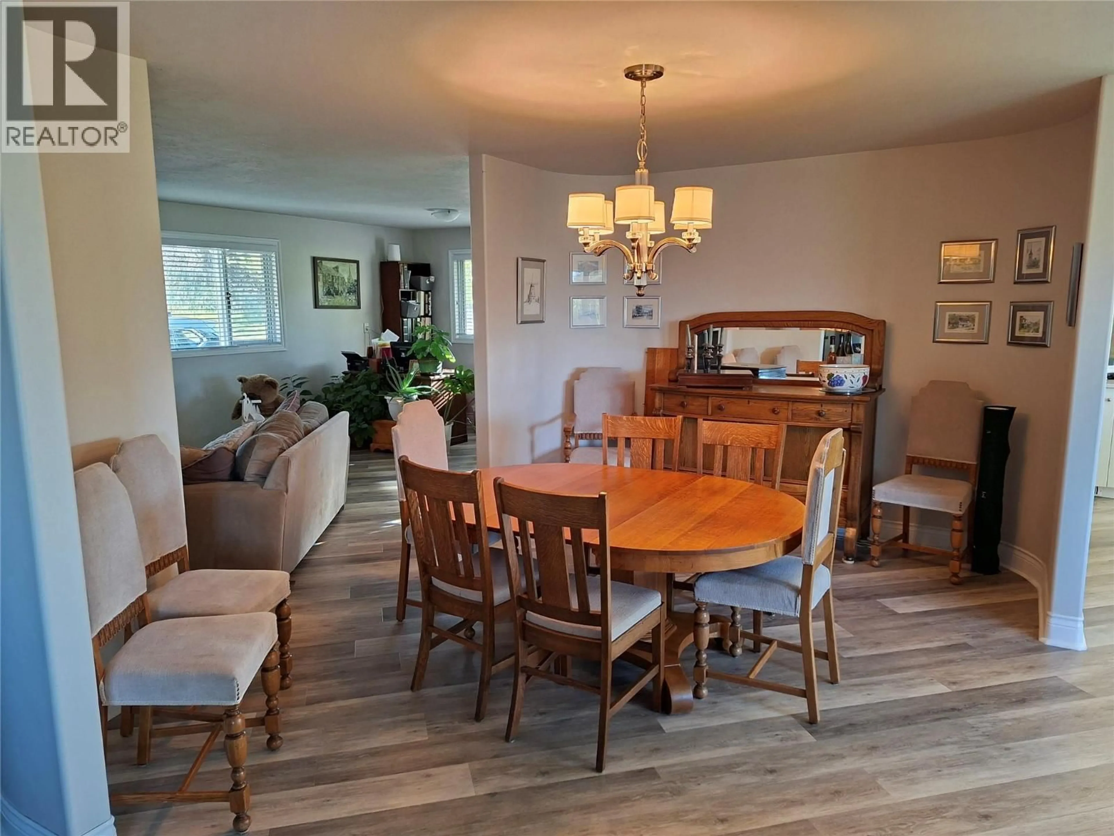 Dining room, wood/laminate floor for 4306 36TH AVENUE, Osoyoos British Columbia V0H1V6