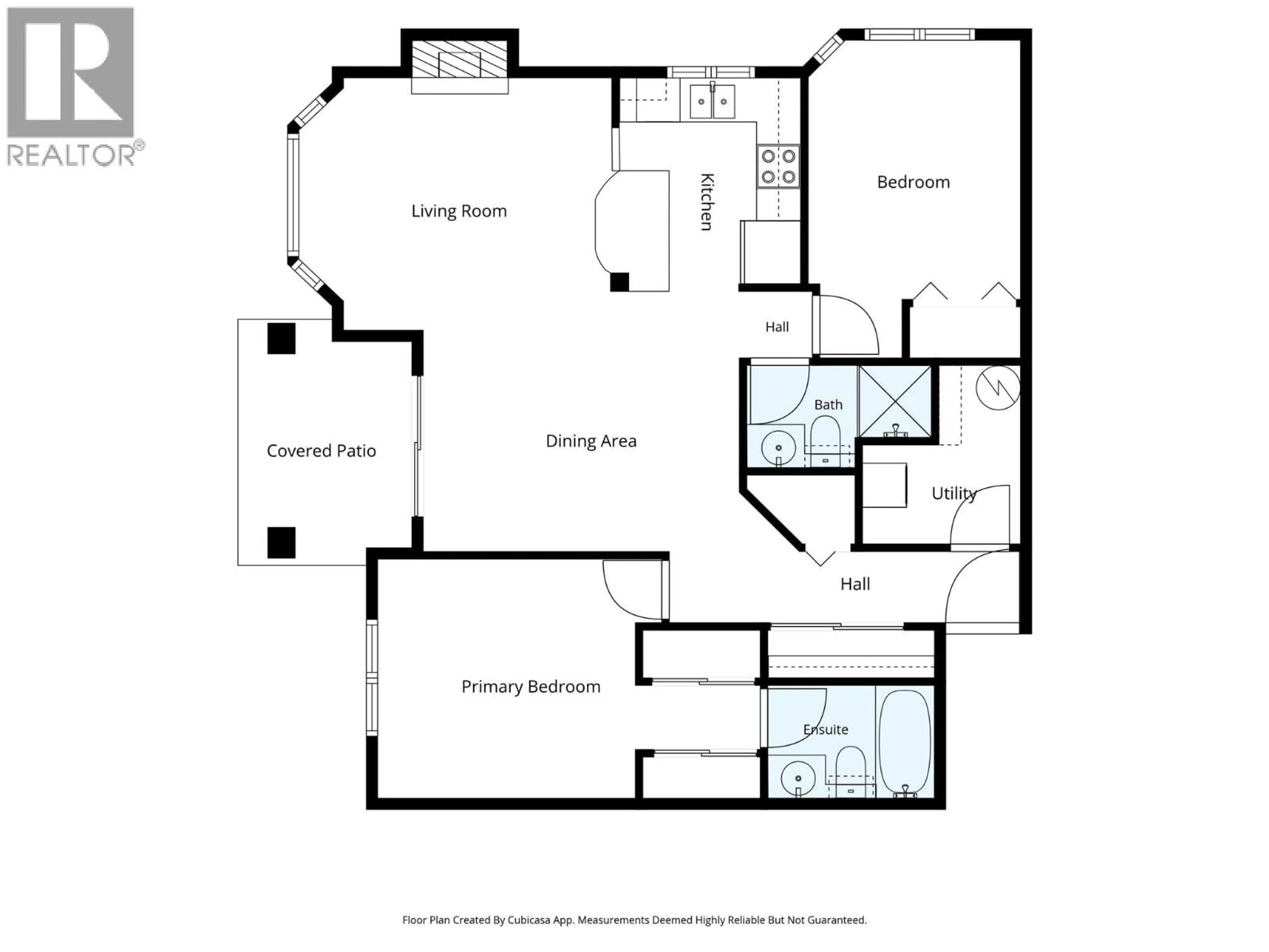 Floor plan for 102 - 1120 HUGH ALLAN DRIVE, Kamloops British Columbia V1S1T4