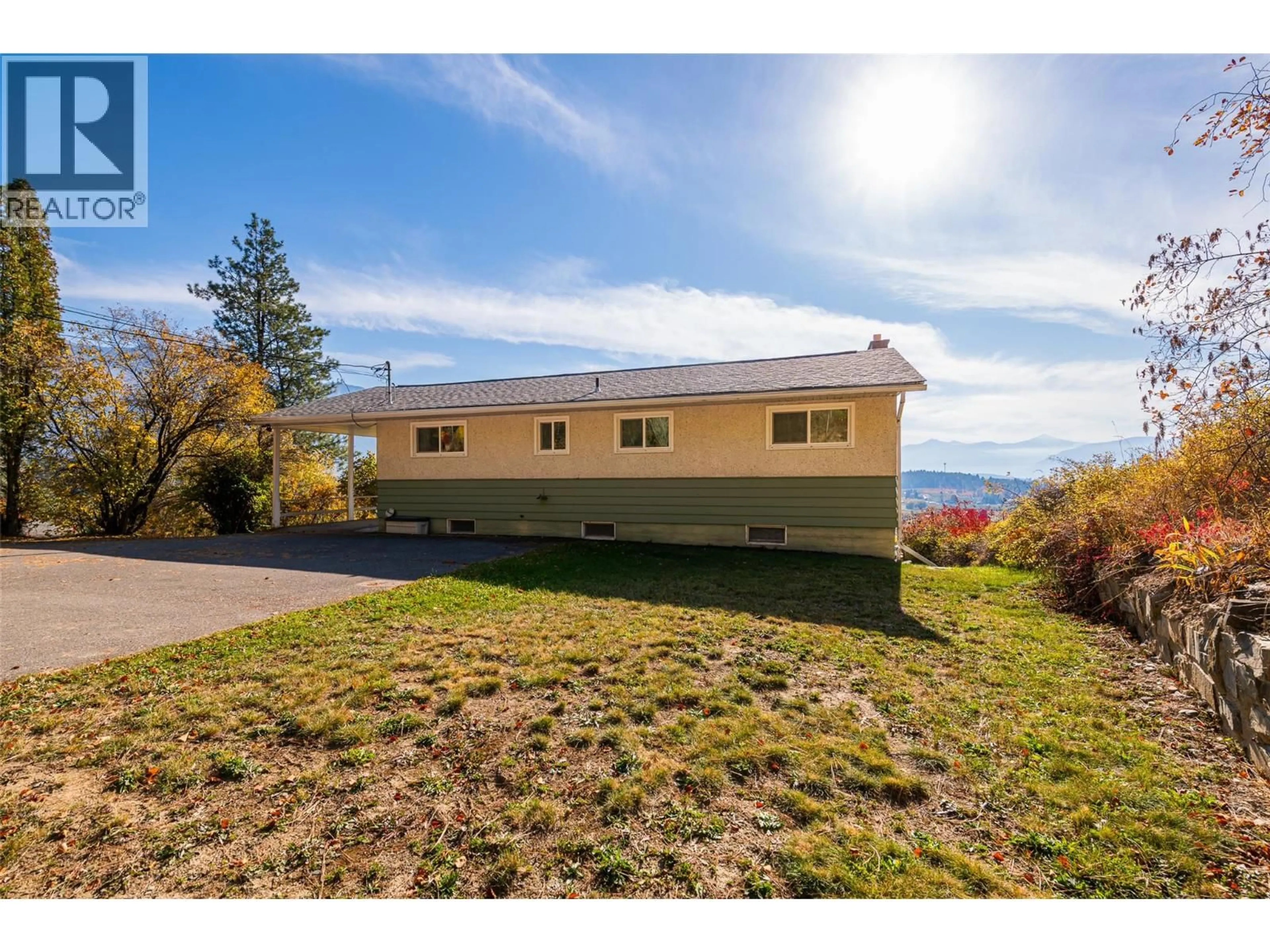 A pic from outside/outdoor area/front of a property/back of a property/a pic from drone, water/lake/river/ocean view for 3111 BEAM ROAD, Erickson British Columbia V0B1G1