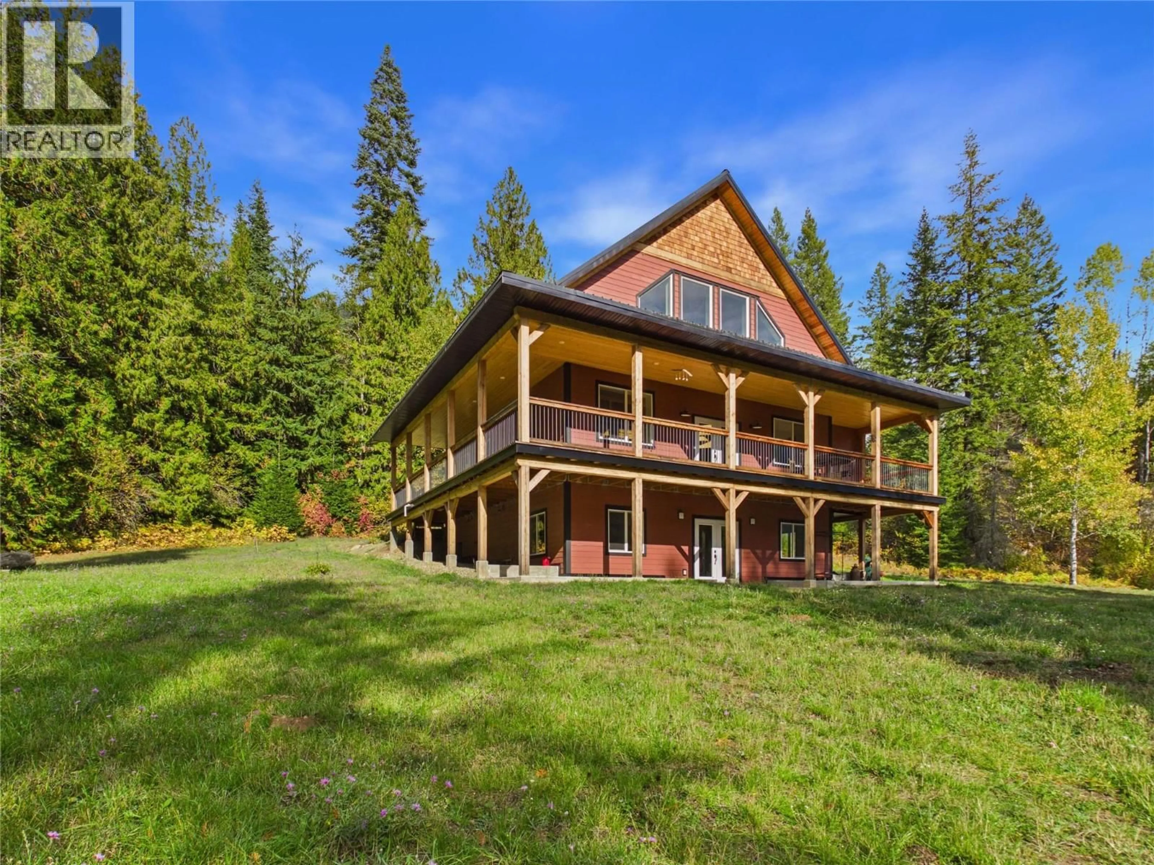 A pic from outside/outdoor area/front of a property/back of a property/a pic from drone, unknown for 8774 HIGHWAY 6 HIGHWAY, Salmo British Columbia V0G1Z0