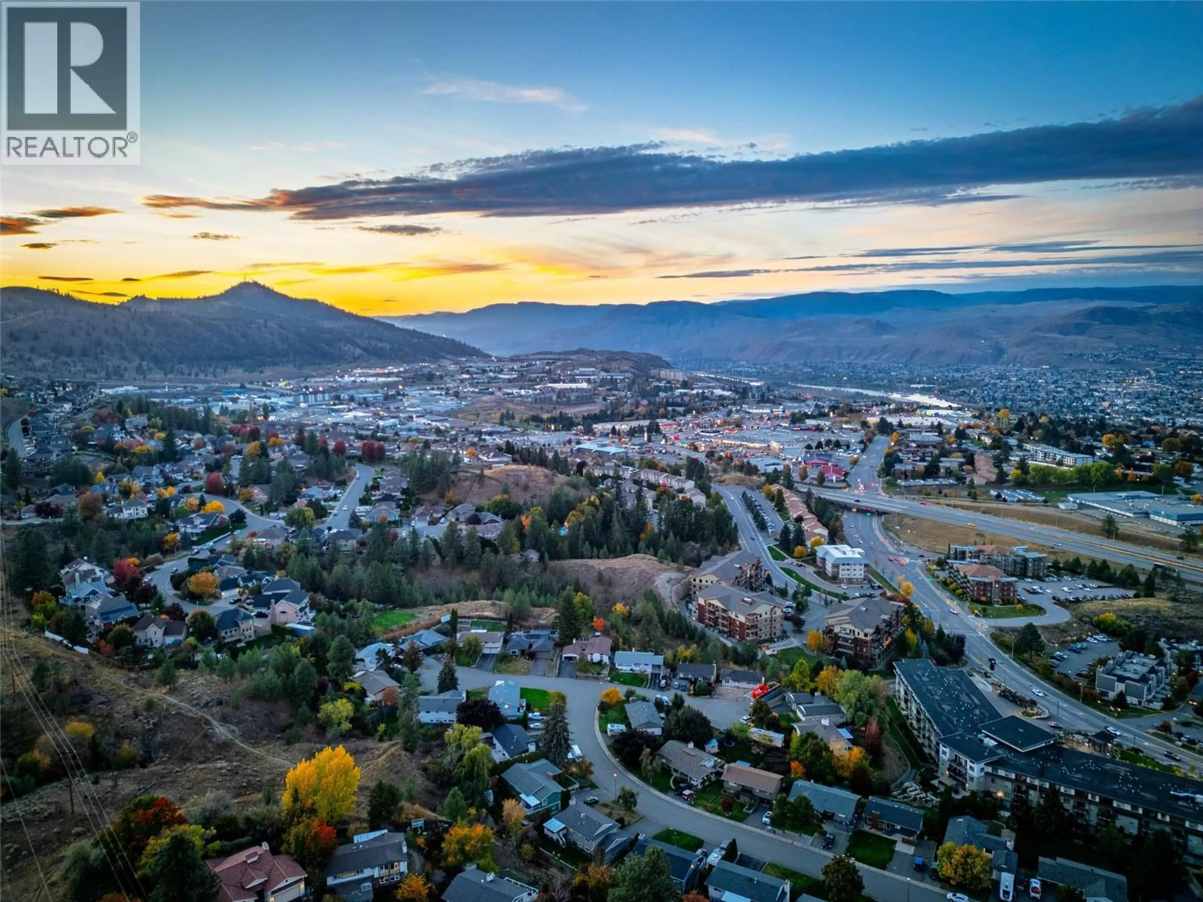 A pic from outside/outdoor area/front of a property/back of a property/a pic from drone, mountain view for 325 WHITESHIELD CRESCENT, Kamloops British Columbia V2E1G3