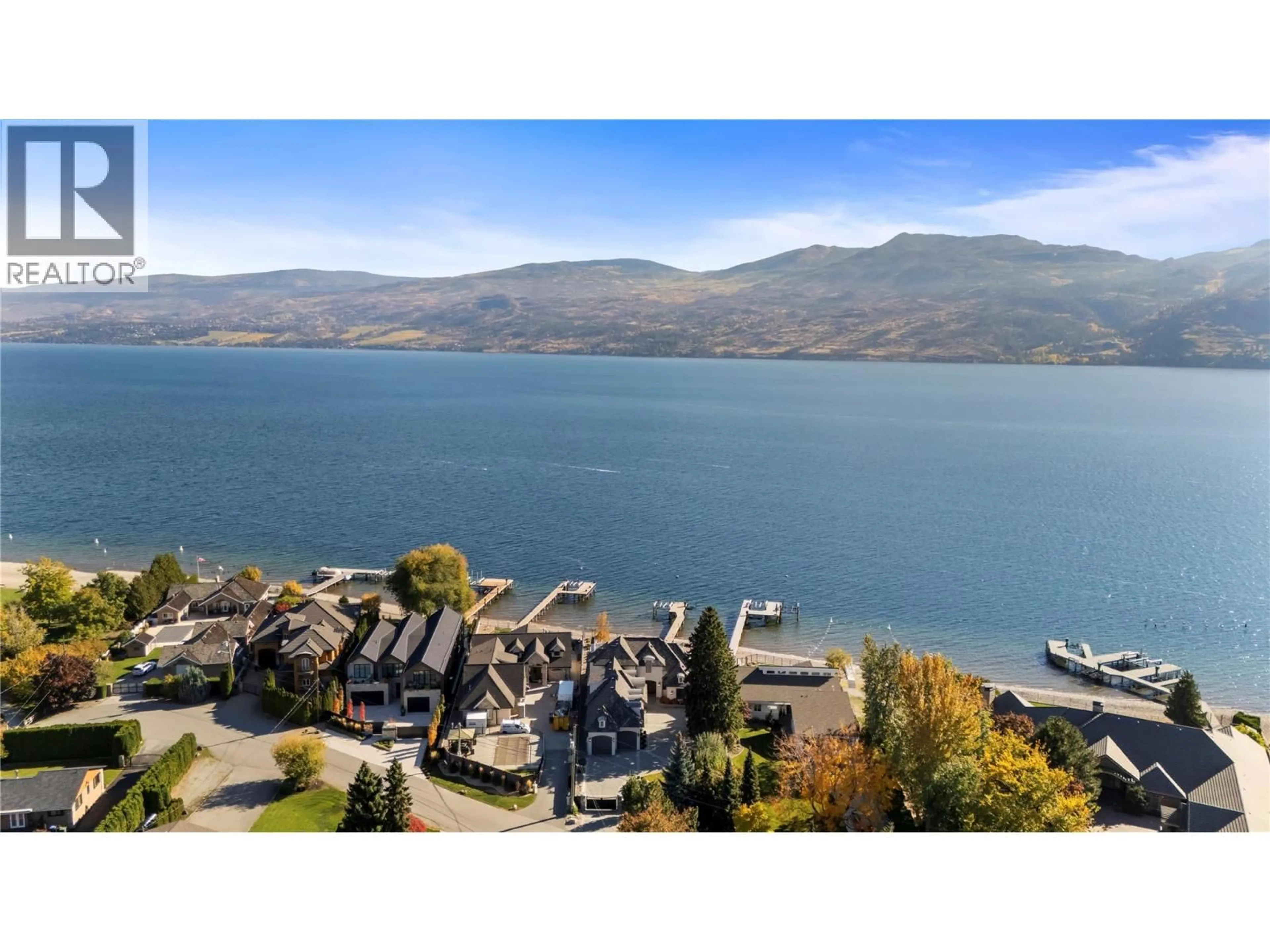 A pic from outside/outdoor area/front of a property/back of a property/a pic from drone, water/lake/river/ocean view for 2389 GEORGE COURT, West Kelowna British Columbia V4T2K4