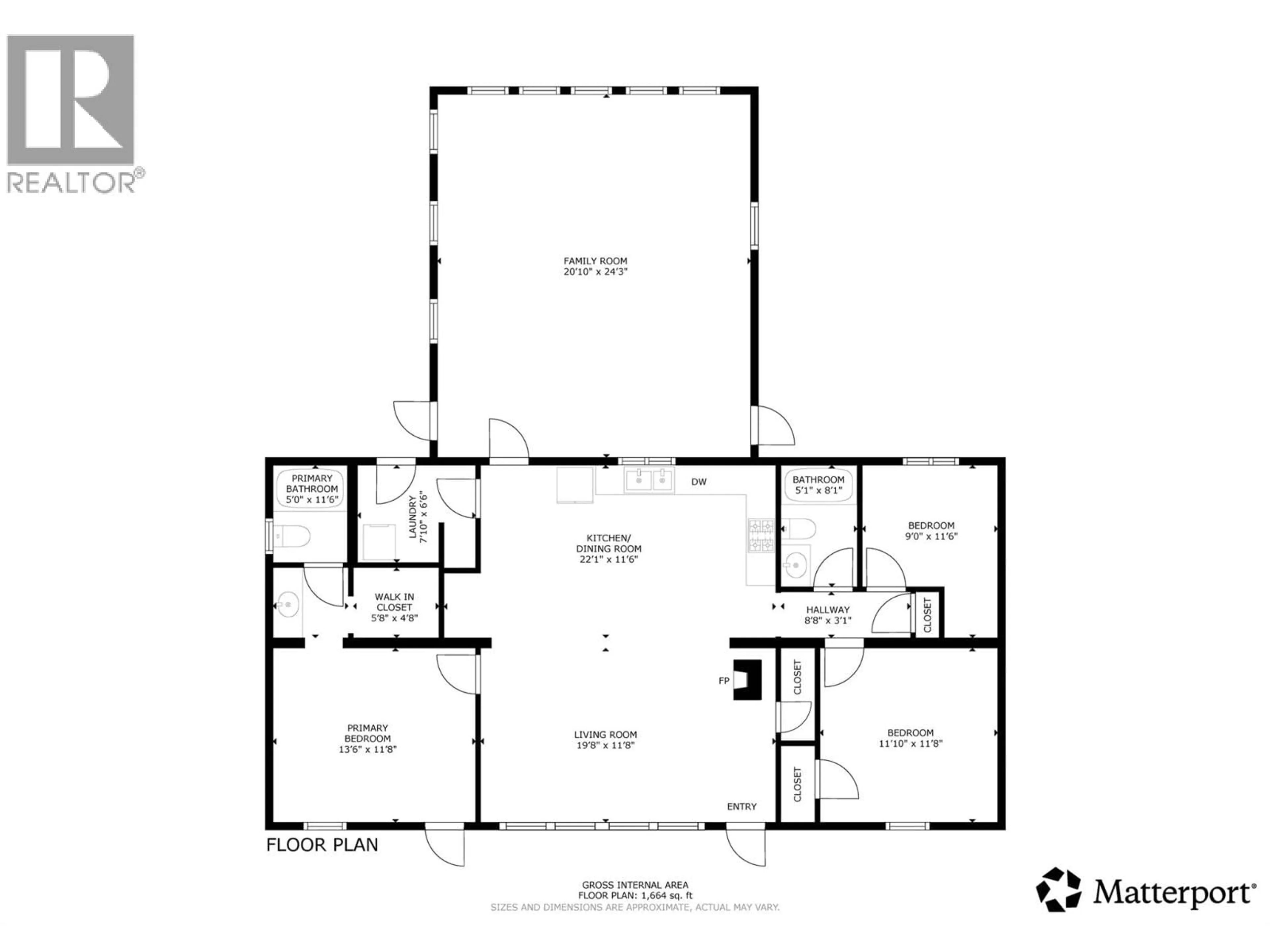Floor plan for 8732 3A HIGHWAY, Sirdar British Columbia V0B2N1