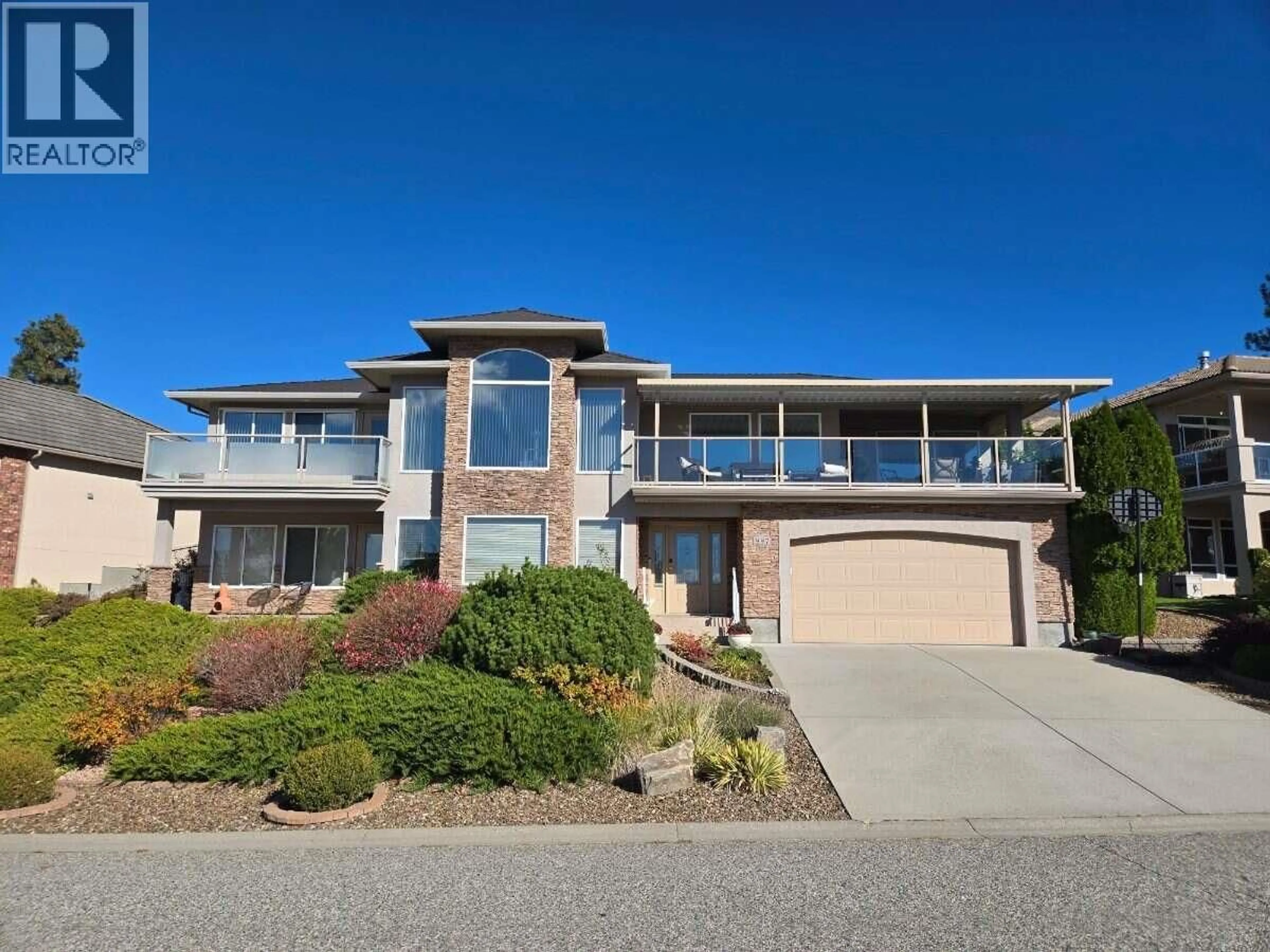 Home with brick exterior material, street for 997 SKEENA DRIVE NORTH, Kelowna British Columbia V1V2K7