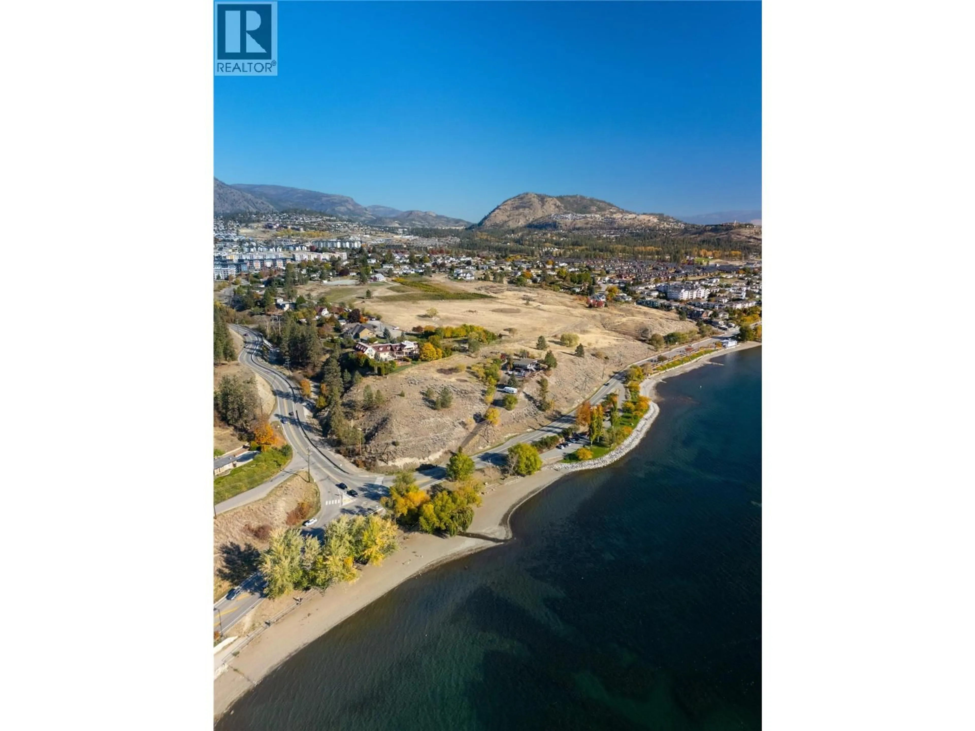 A pic from outside/outdoor area/front of a property/back of a property/a pic from drone, water/lake/river/ocean view for 3820 WETTON ROAD, West Kelowna British Columbia V4T2C1