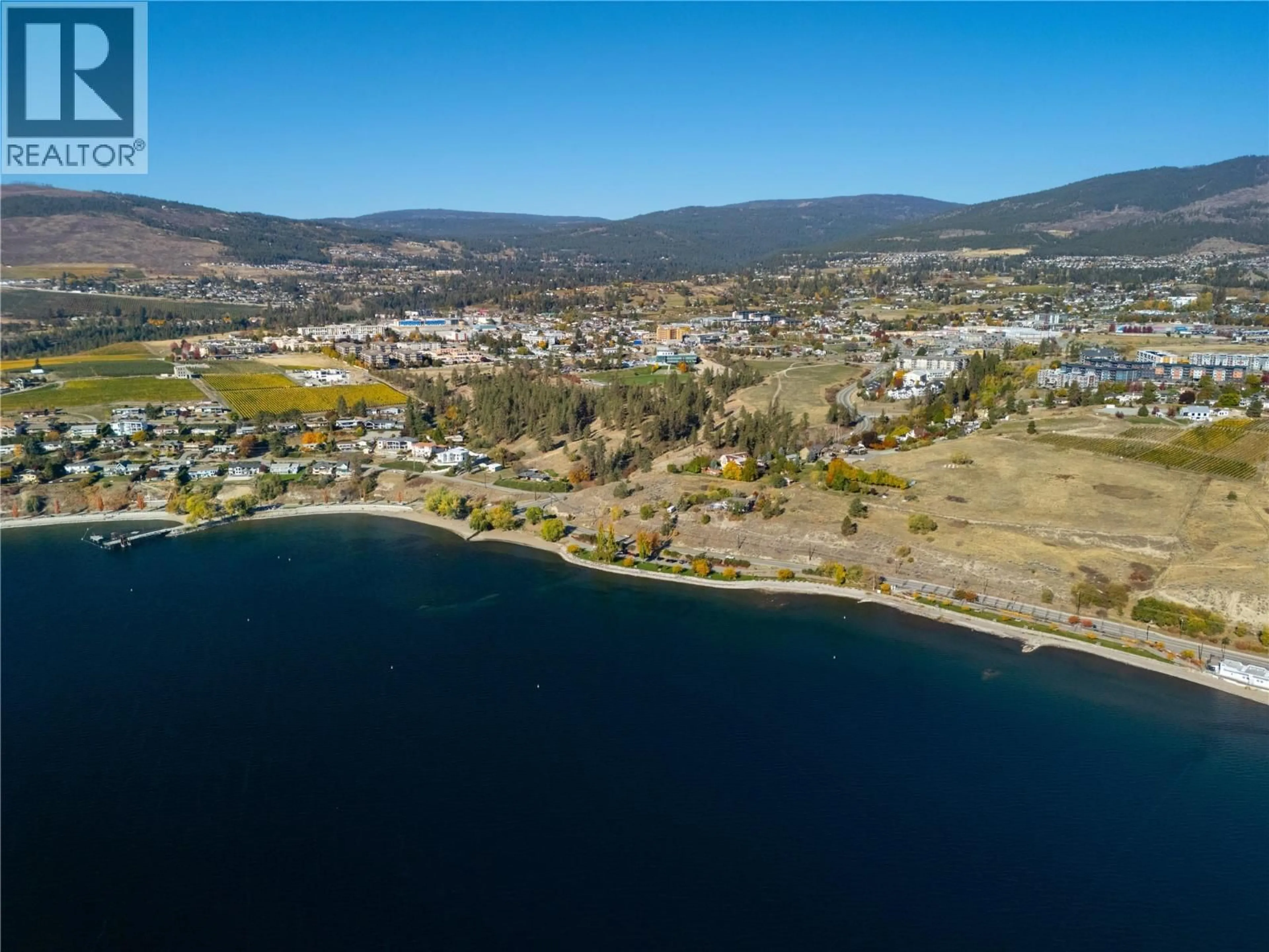 A pic from outside/outdoor area/front of a property/back of a property/a pic from drone, water/lake/river/ocean view for 3820 WETTON ROAD, West Kelowna British Columbia V4T2C1