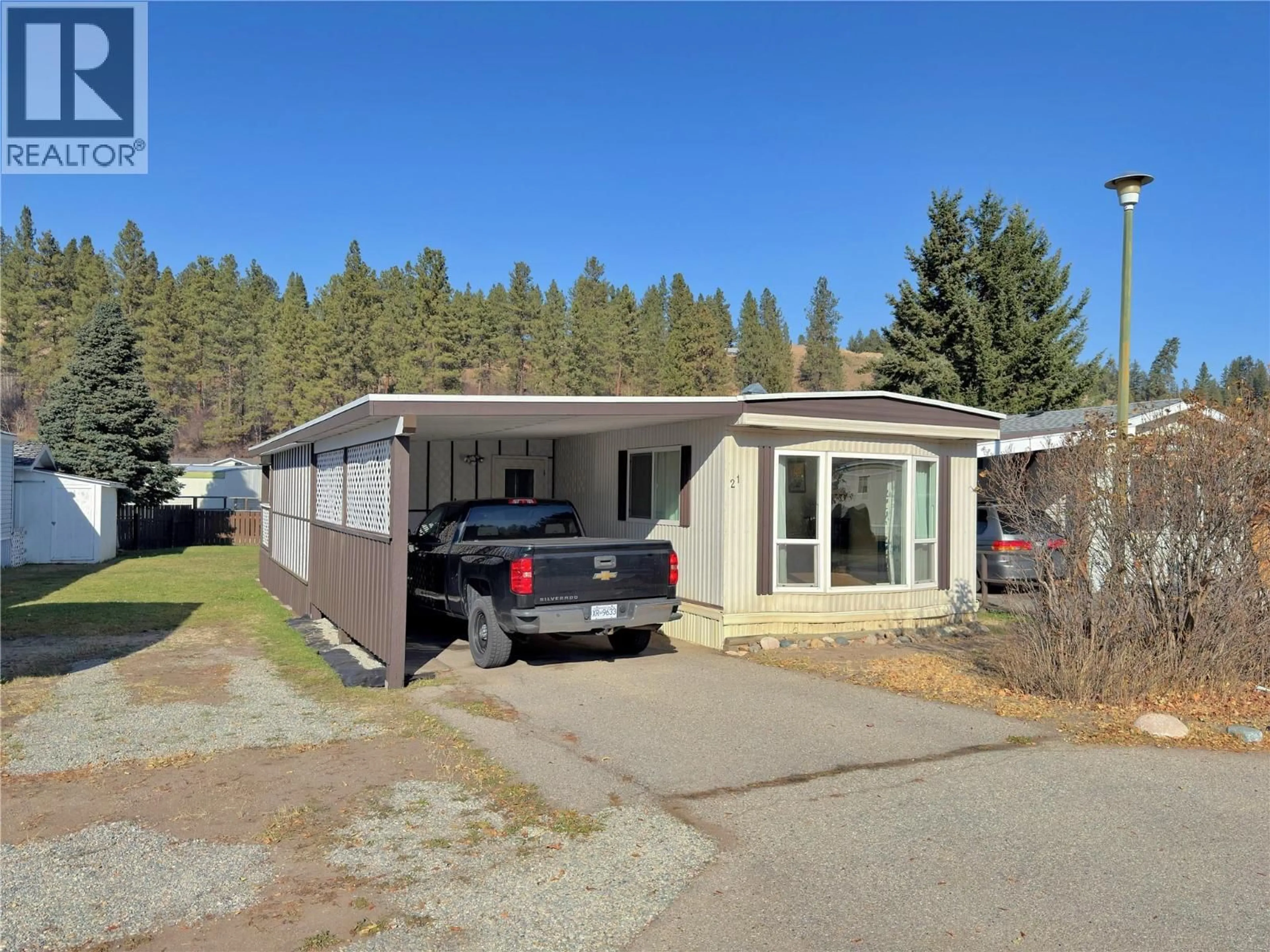Home with vinyl exterior material, street for 21 - 406 BRANDLMAYR OTHER, Princeton British Columbia V0X1W0