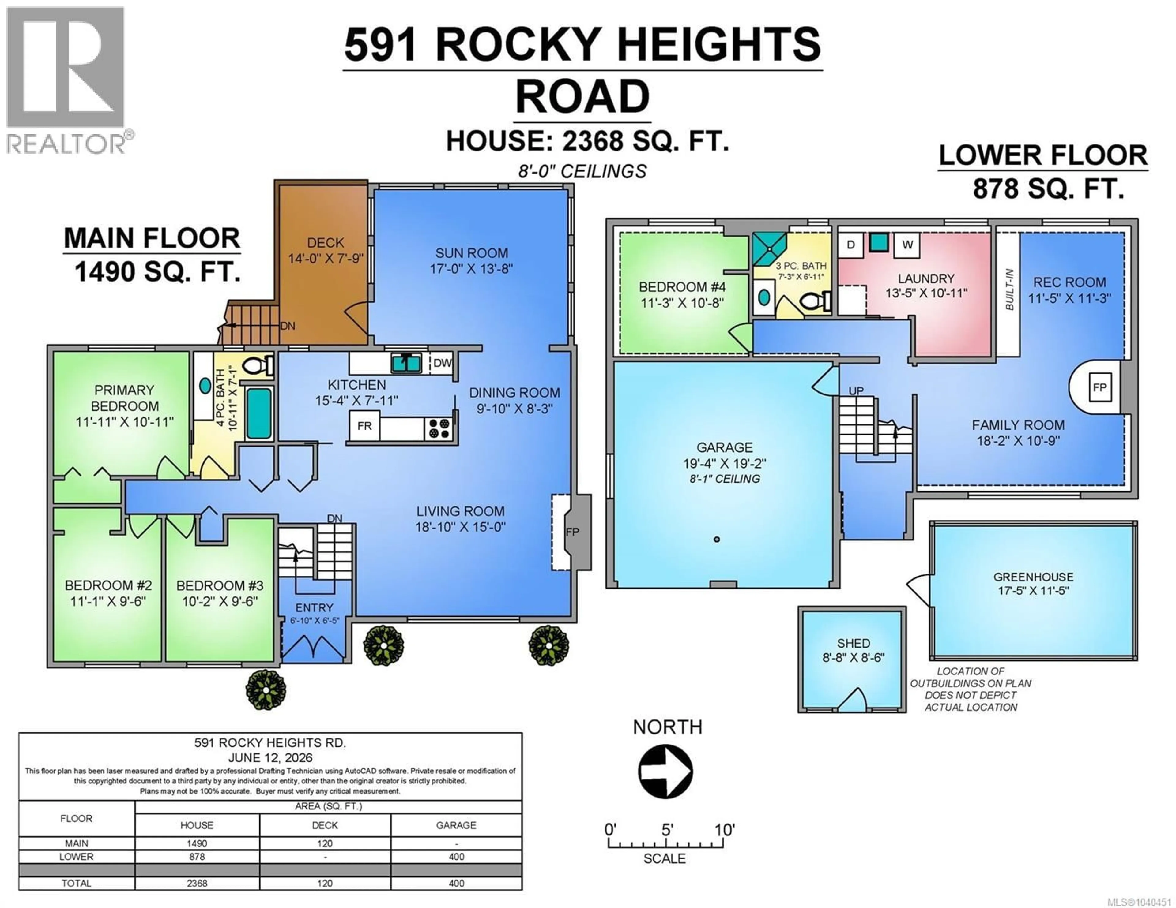 Floor plan for 591 ROCKY HEIGHTS ROAD, Comox British Columbia V9M3E8