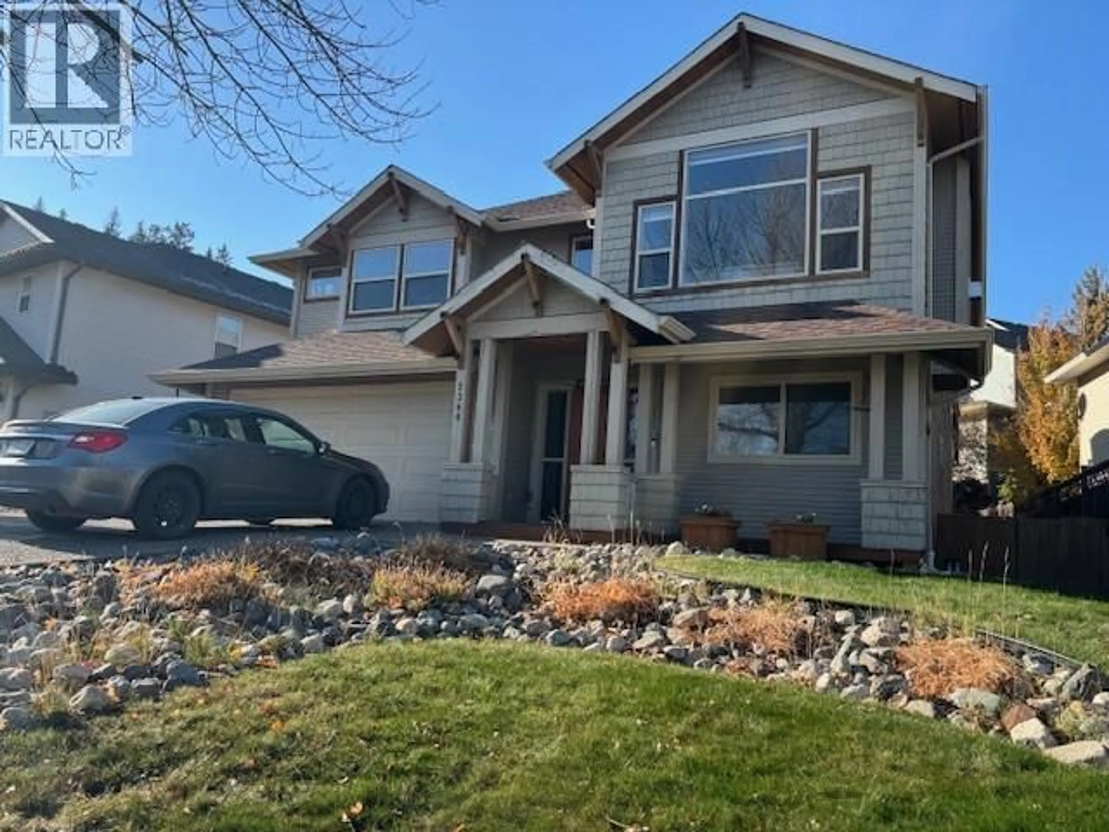 Home with vinyl exterior material, street for 2386 BRAMBLE LANE, Kamloops British Columbia V1S1Z5