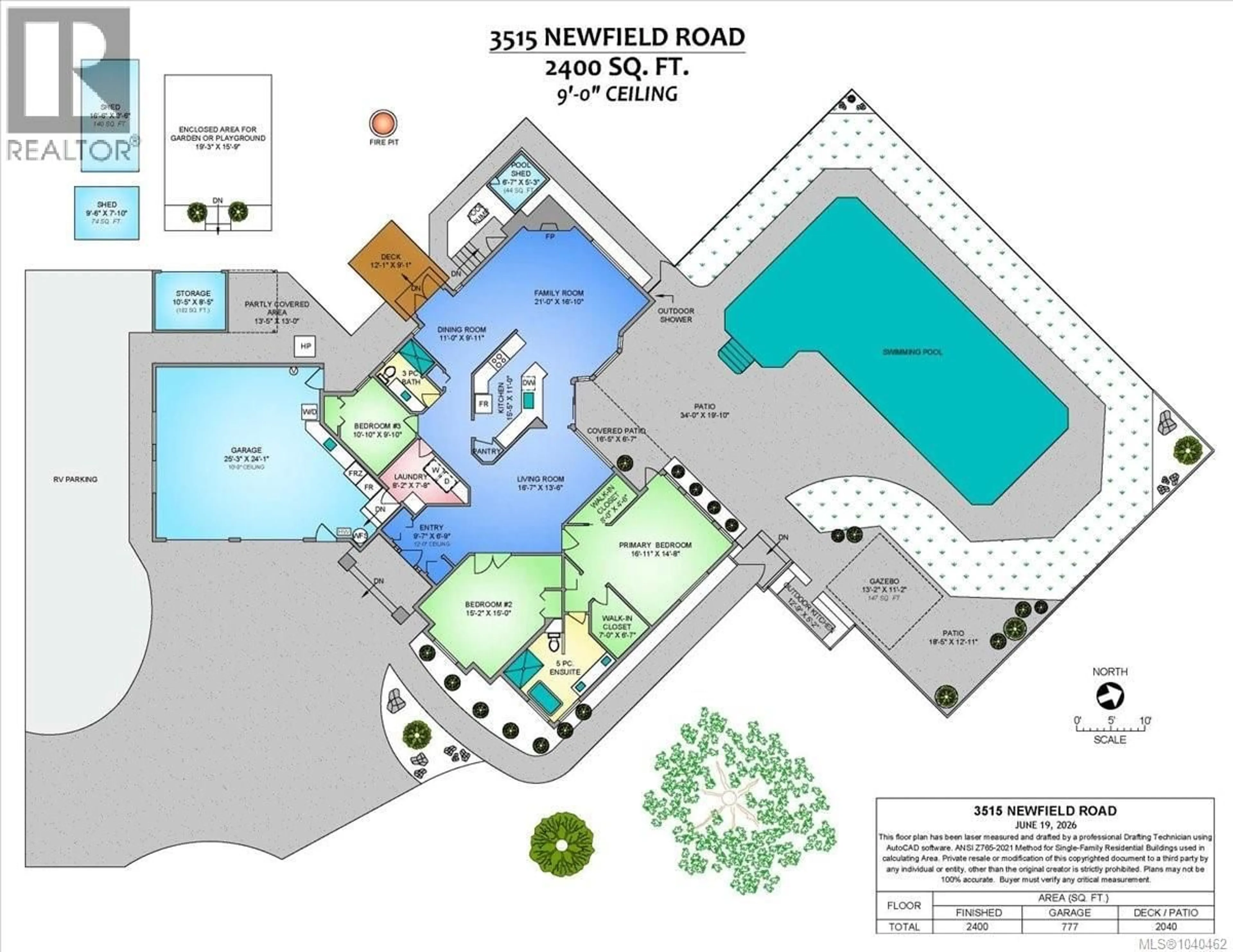 Floor plan for 3515 NEWFIELD ROAD, Nanaimo British Columbia V9S5V6