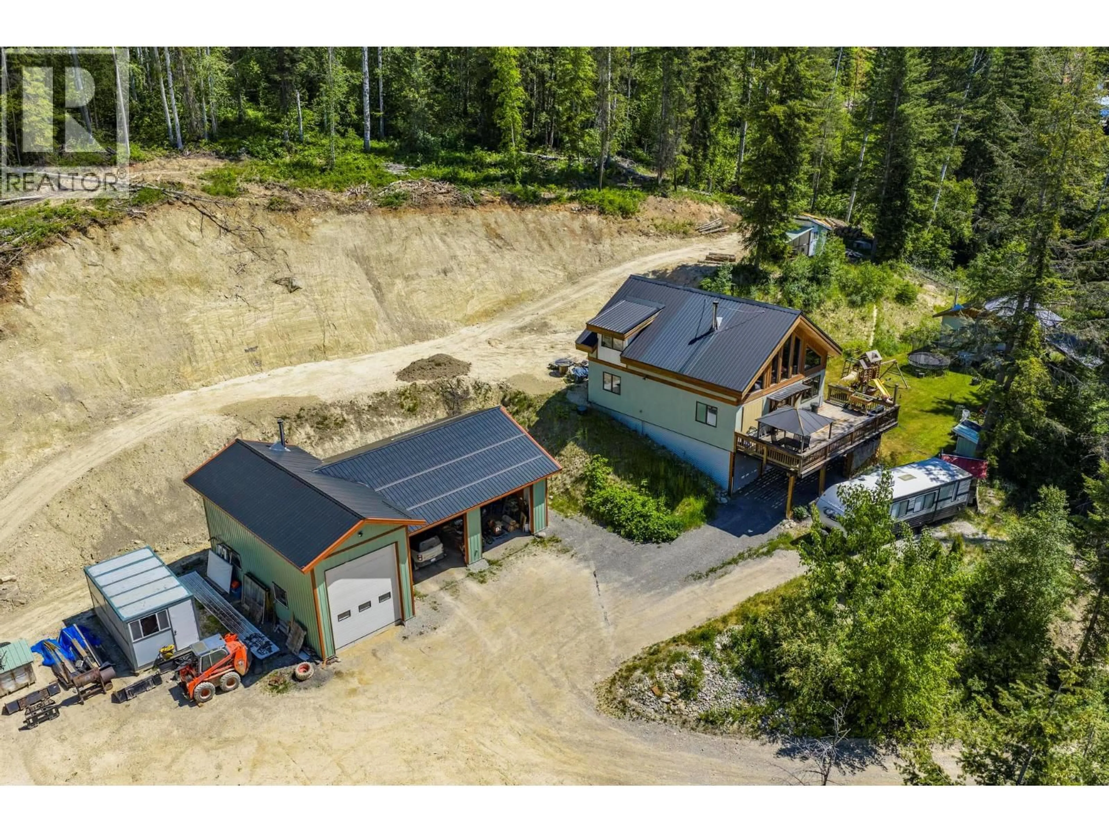 A pic from outside/outdoor area/front of a property/back of a property/a pic from drone, unknown for 2360 TRANS CANADA N HIGHWAY, Golden British Columbia V0A1H1