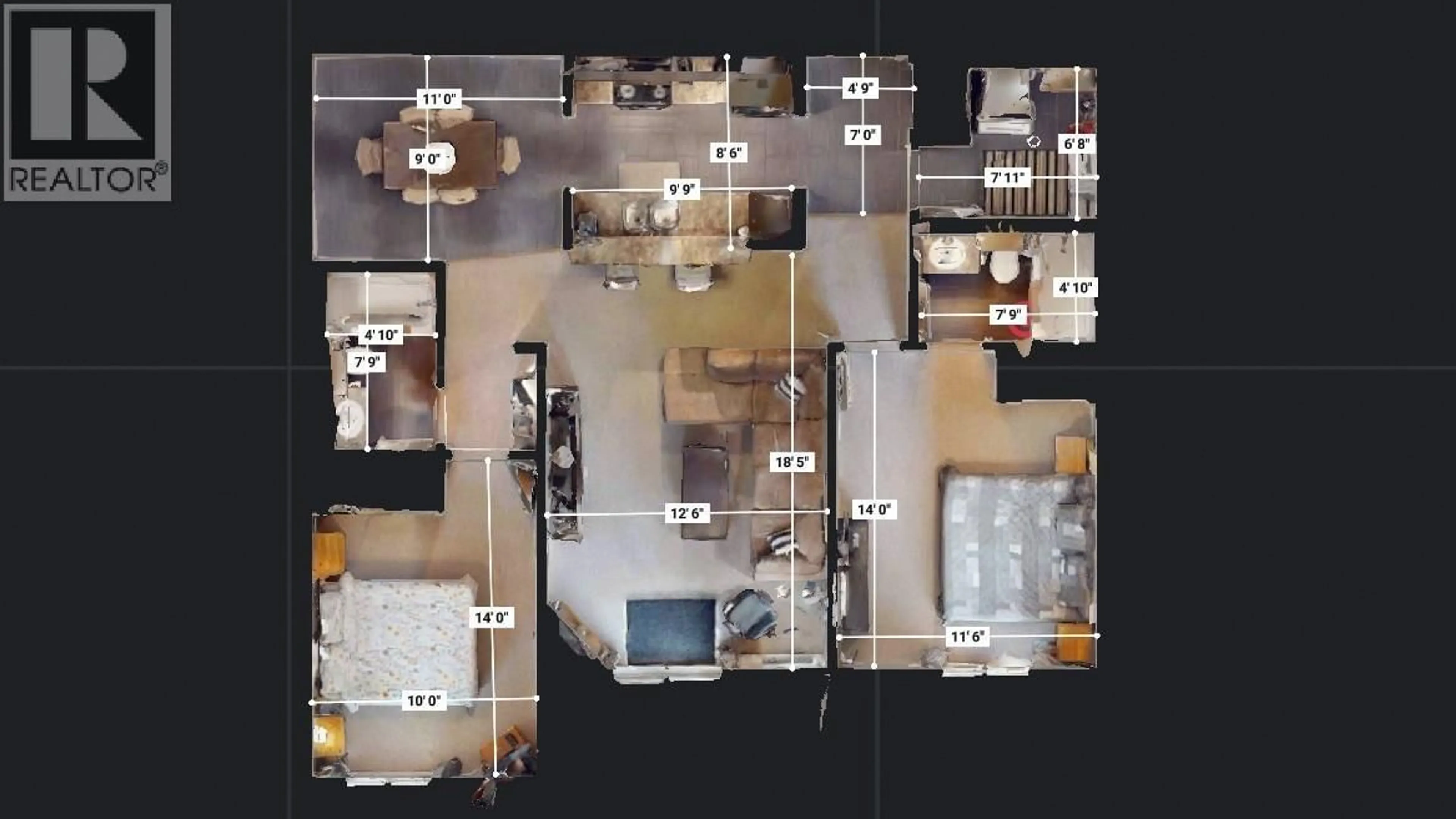 Floor plan for 206 - 4767 FORSTERS LANDING ROAD, Radium Hot Springs British Columbia V0A1M0