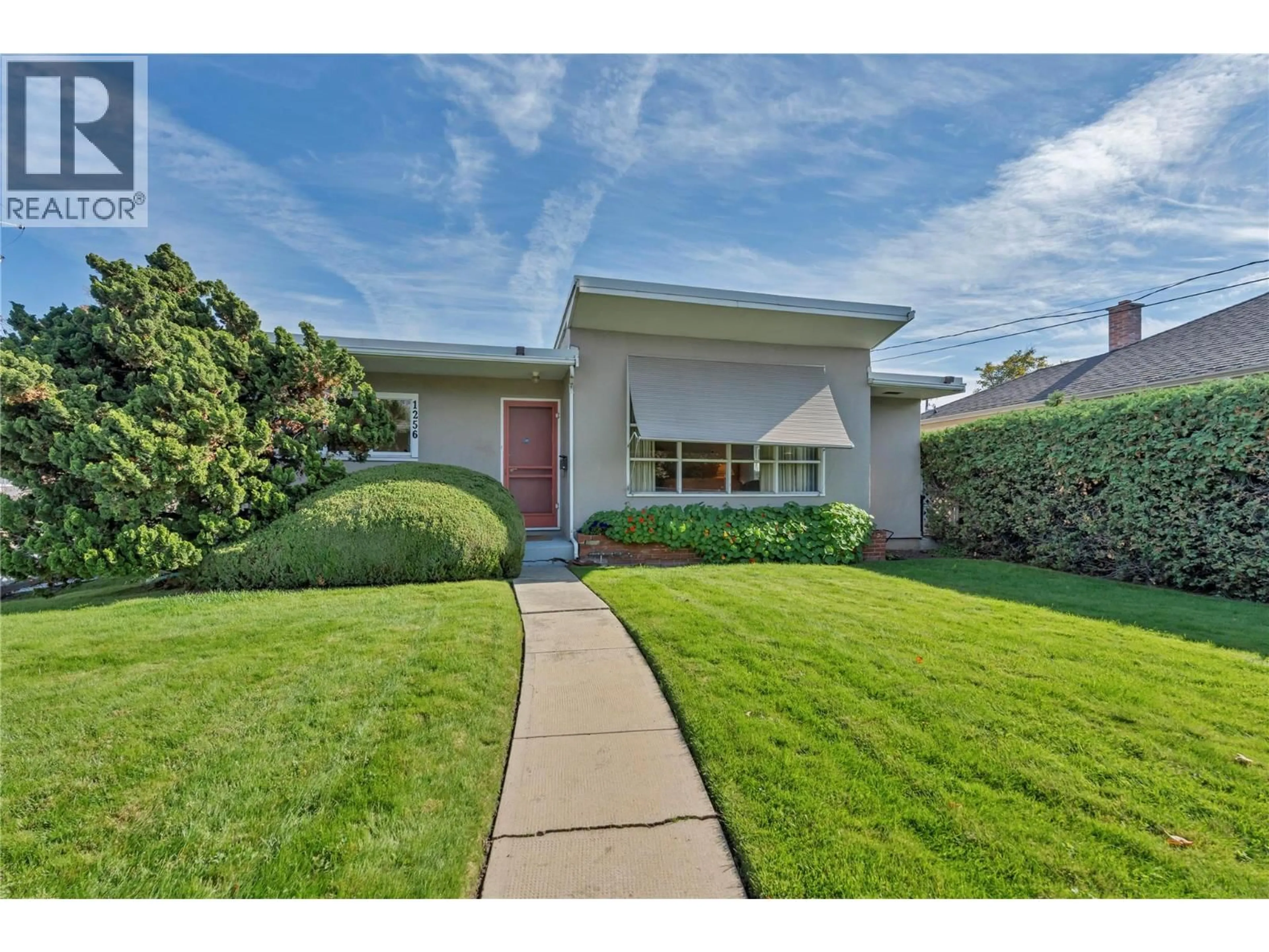 Home with brick exterior material, street for 1256 FAIRVIEW ROAD, Penticton British Columbia V2A5Z6