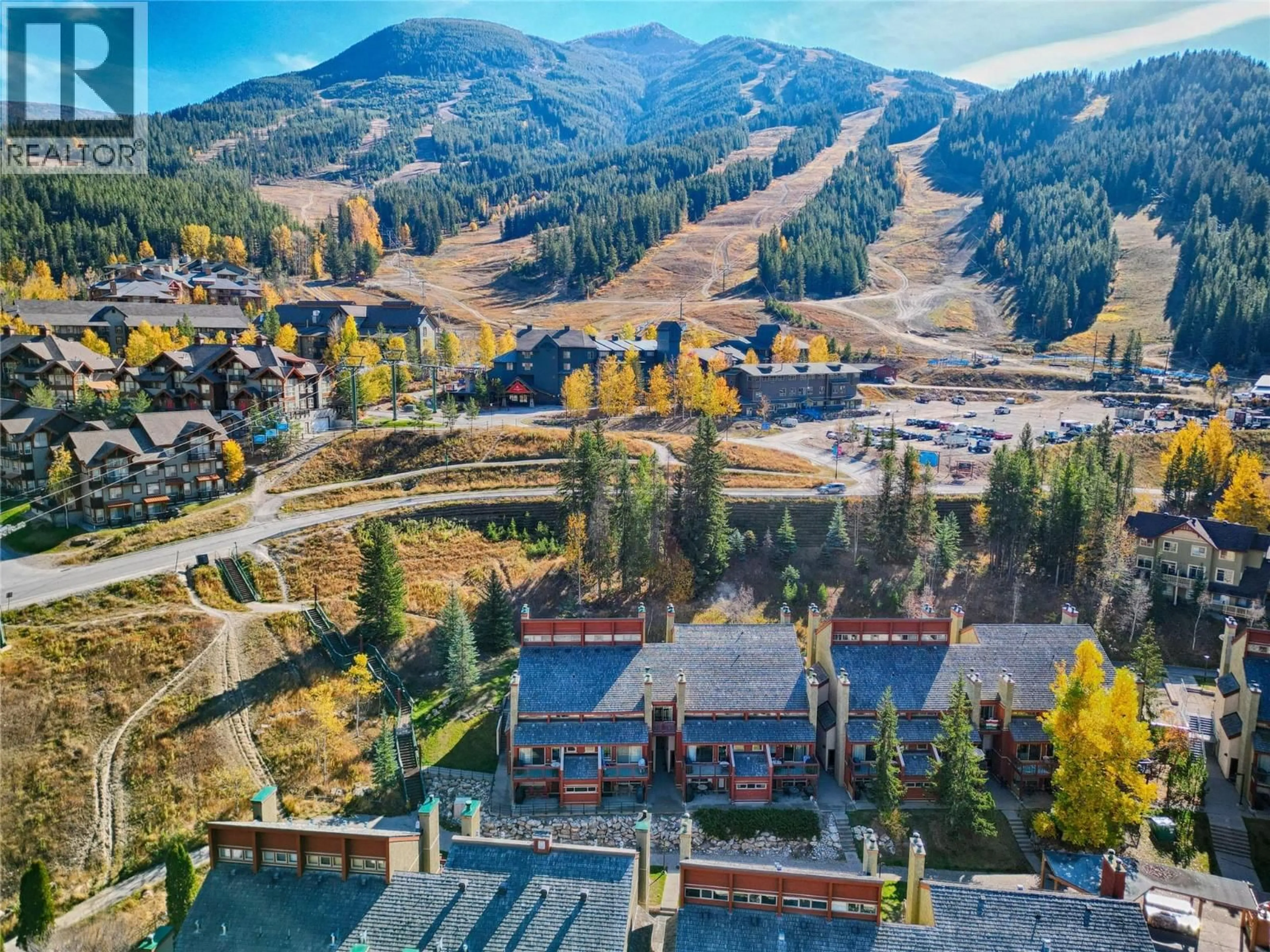 A pic from outside/outdoor area/front of a property/back of a property/a pic from drone, mountain view for 806 - 2030 PANORAMA DRIVE, Panorama Mountain British Columbia V0A1T0