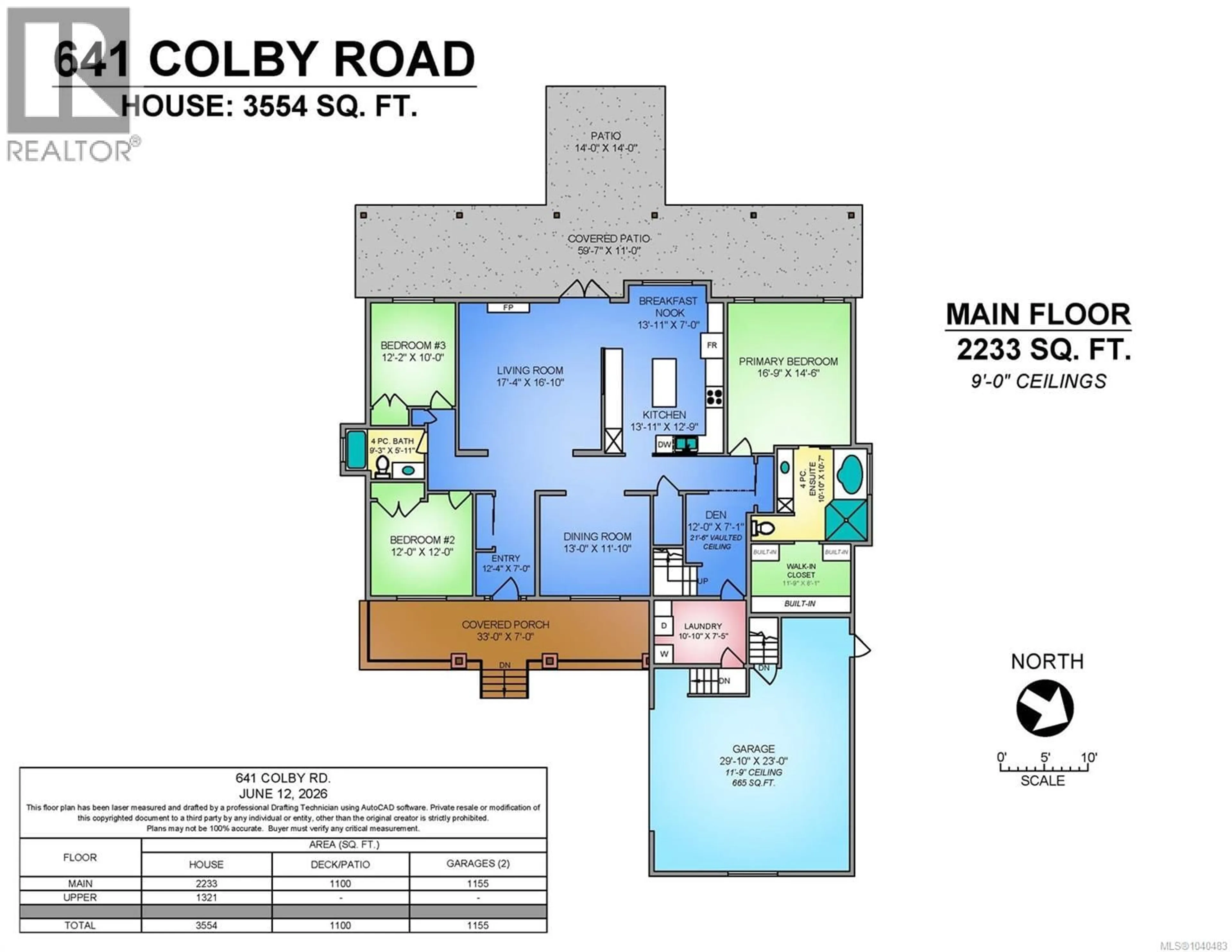 Floor plan for 614 COLBY ROAD, Comox British Columbia V9M4H8