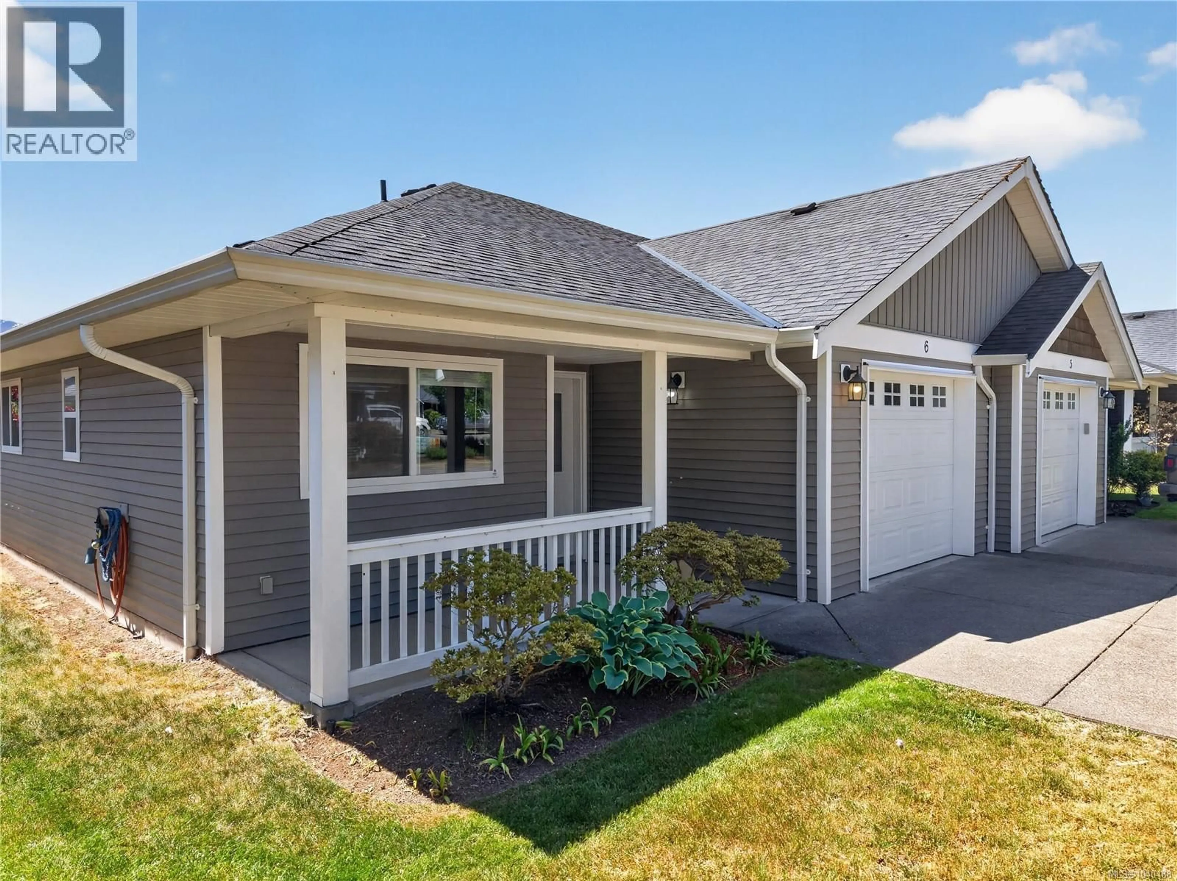 Home with vinyl exterior material, street for 6 - 3400 CONISTON CRESCENT, Cumberland British Columbia V0R1S0