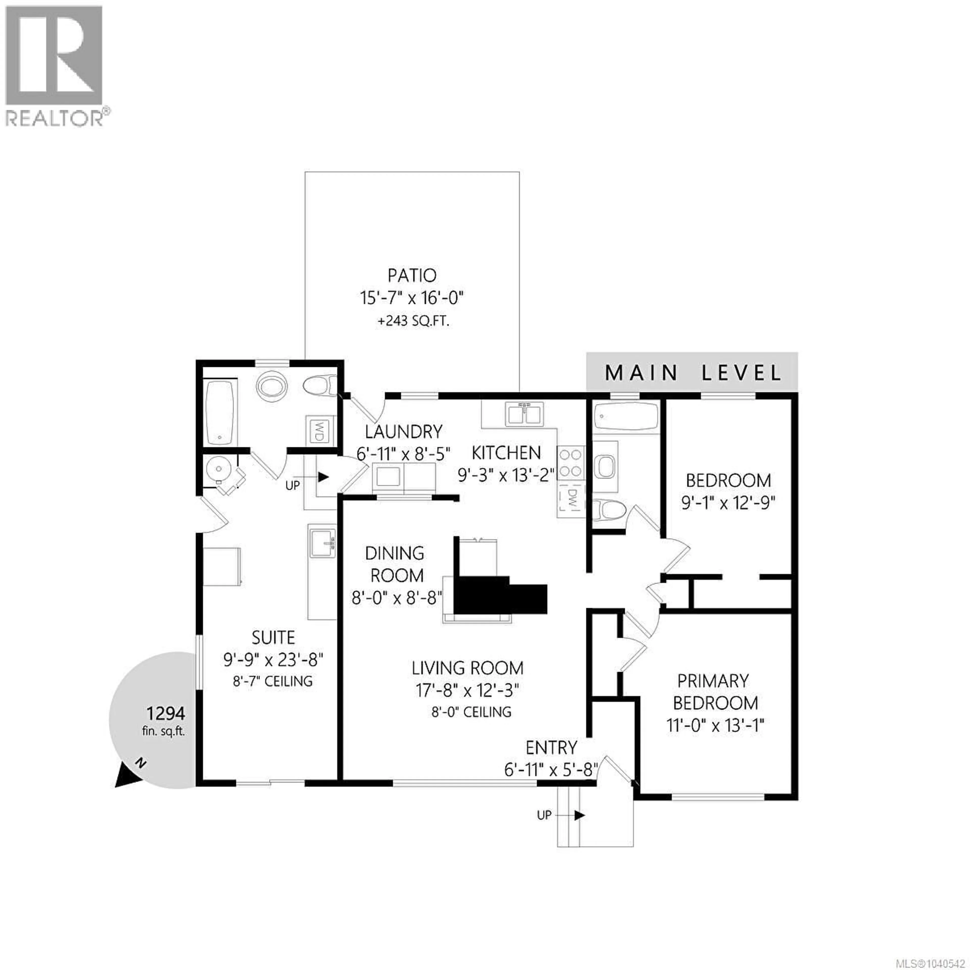 Floor plan for 2945 DYSART ROAD, Saanich British Columbia V8Z5P2