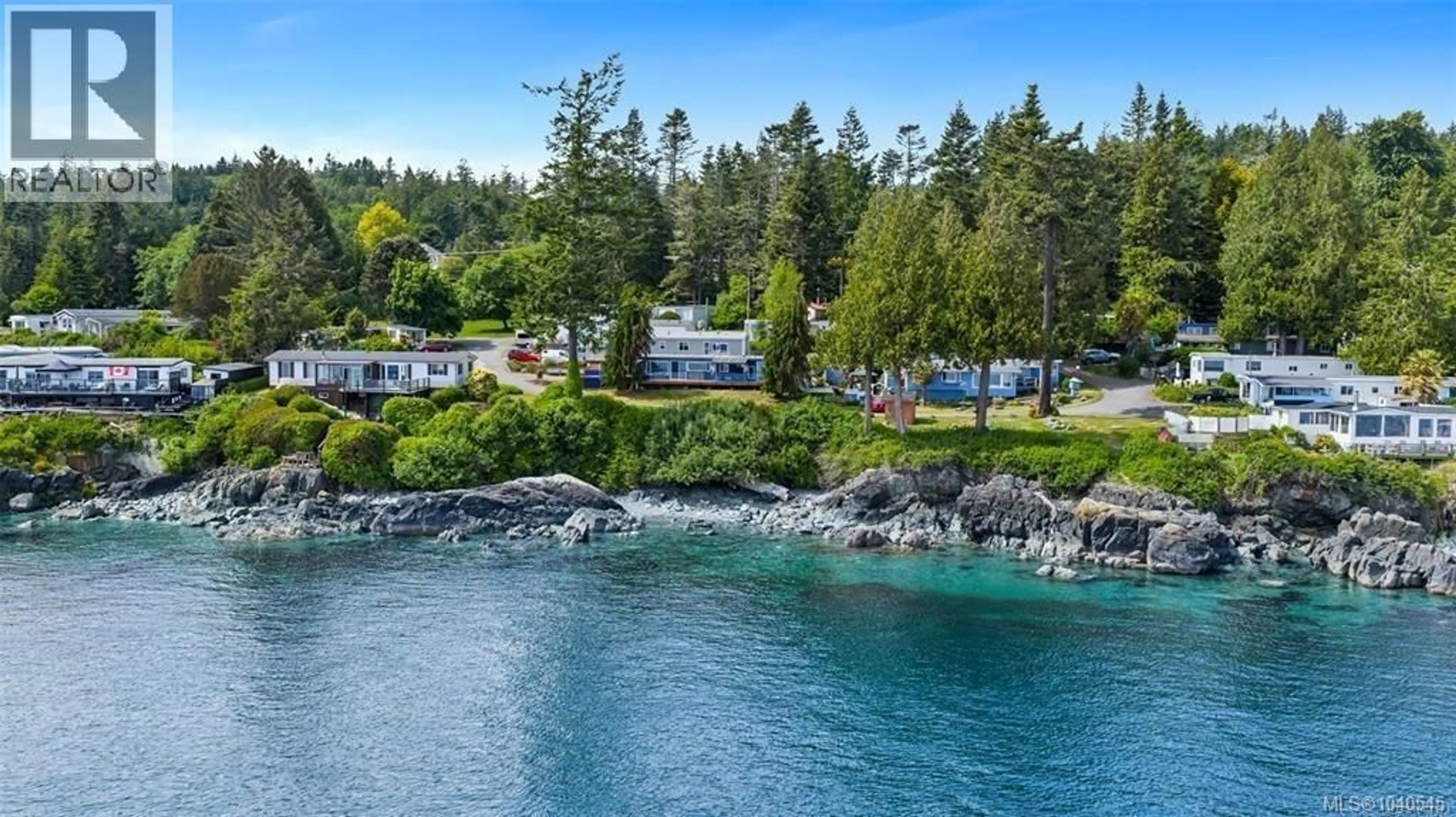 A pic from outside/outdoor area/front of a property/back of a property/a pic from drone, water/lake/river/ocean view for 3 - 8177 WEST COAST ROAD, Sooke British Columbia V9Z1E2