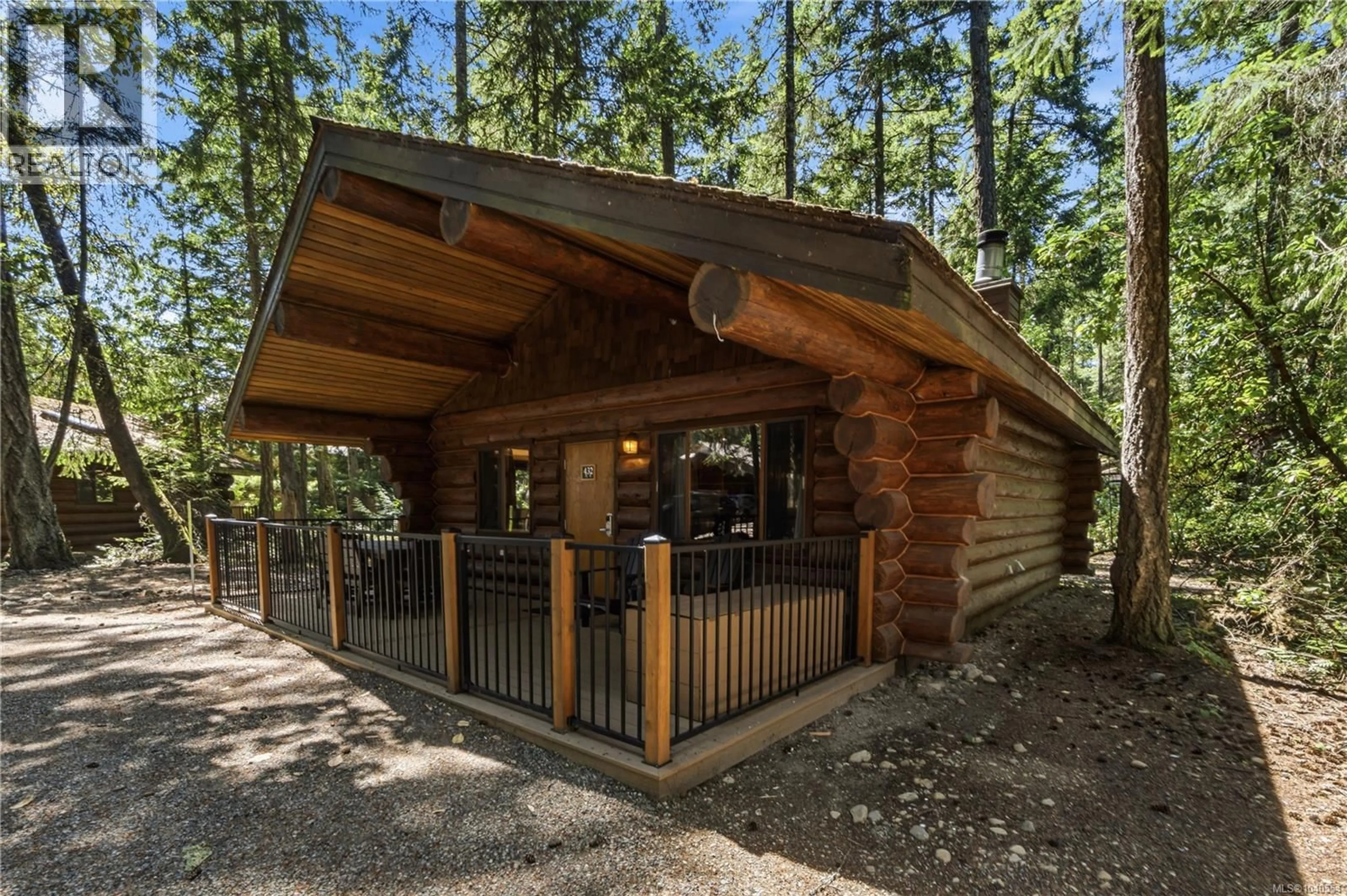 Patio, forest/trees view for 432 - 1155 RESORT DRIVE, Parksville British Columbia V9P2E3