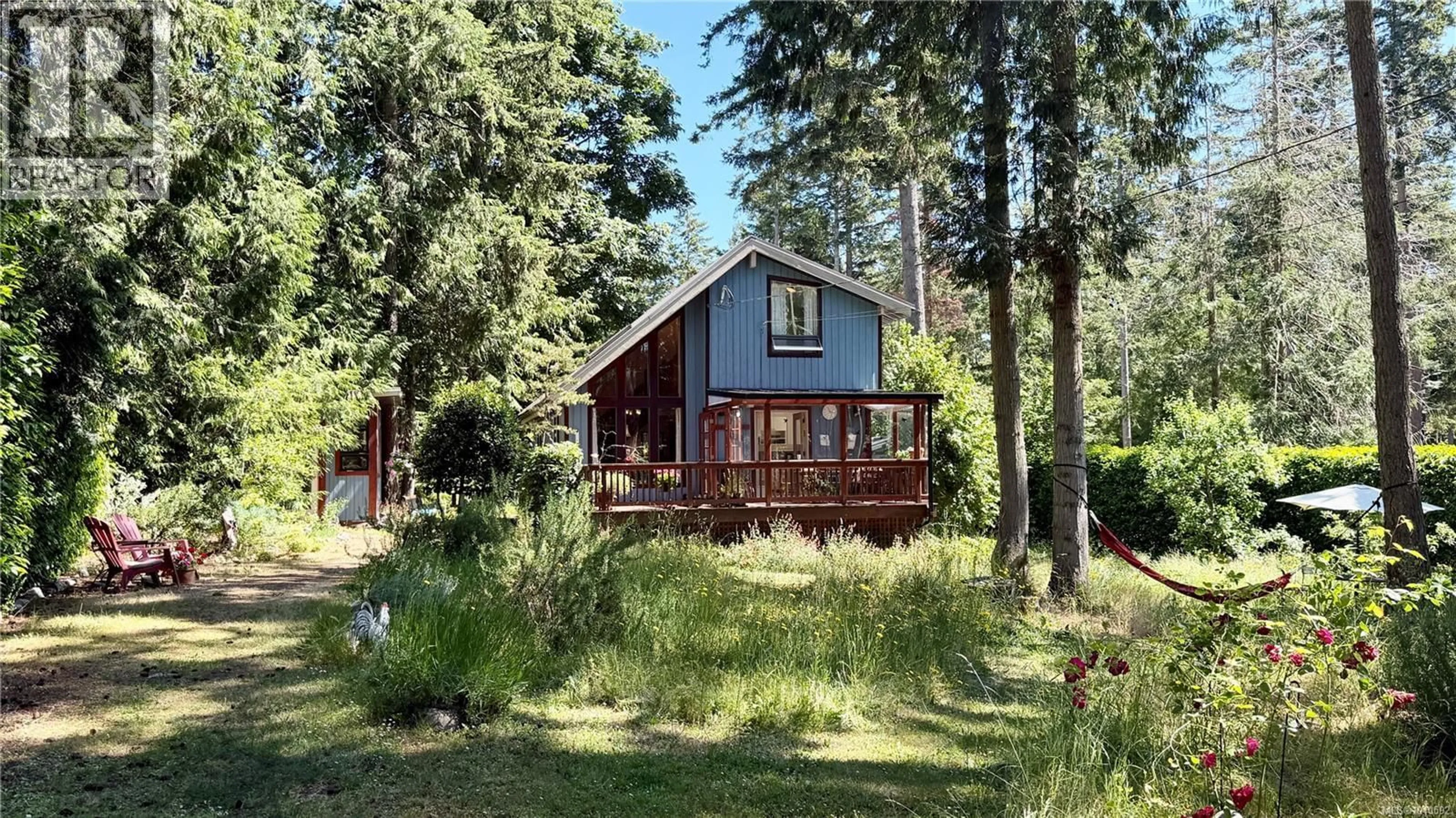 A pic from outside/outdoor area/front of a property/back of a property/a pic from drone, unknown for 7913 SWANSON VIEW DRIVE, Pender Island British Columbia V0N2M2