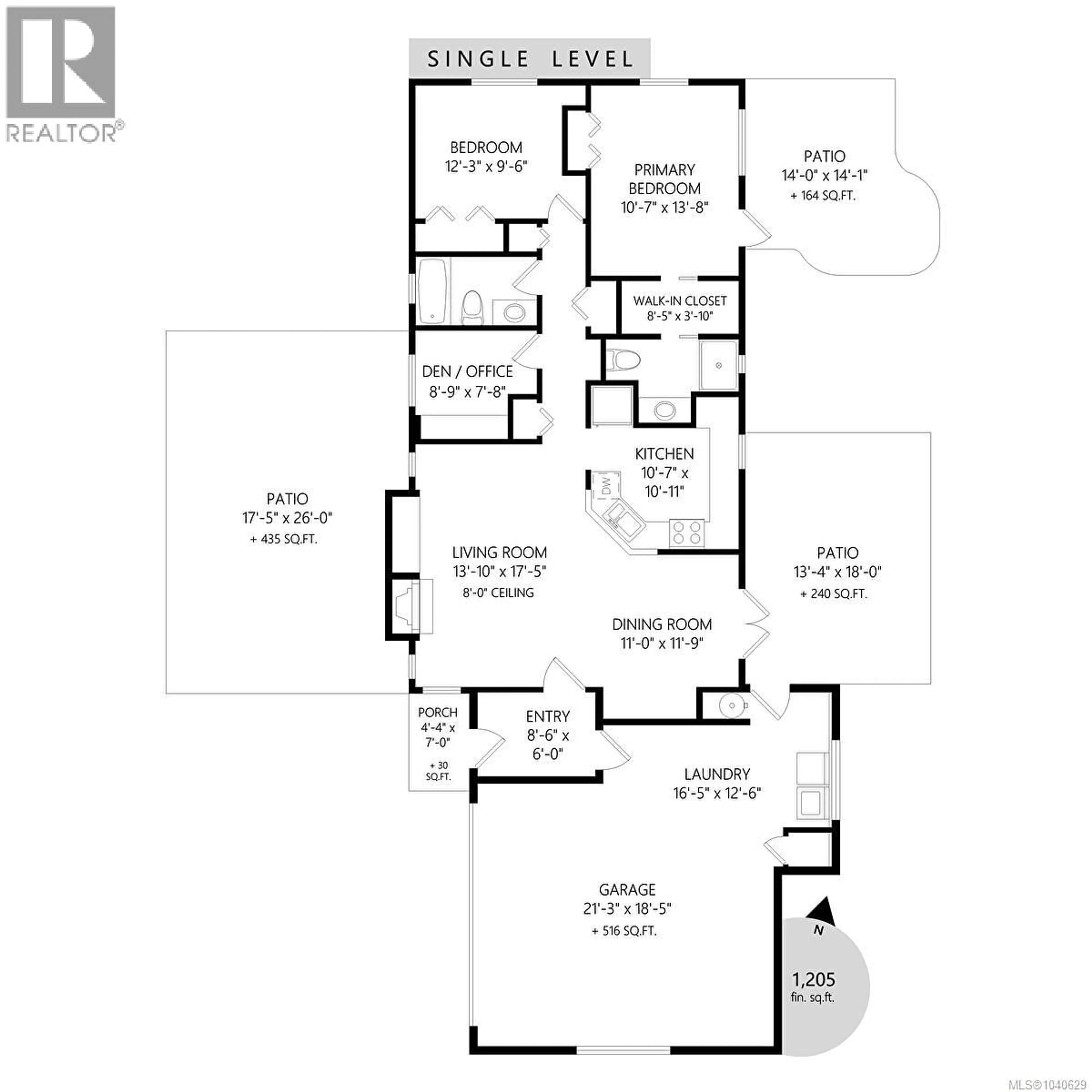 Floor plan for 9960 SWIFTSURE PLACE, Sidney British Columbia V8L4E4