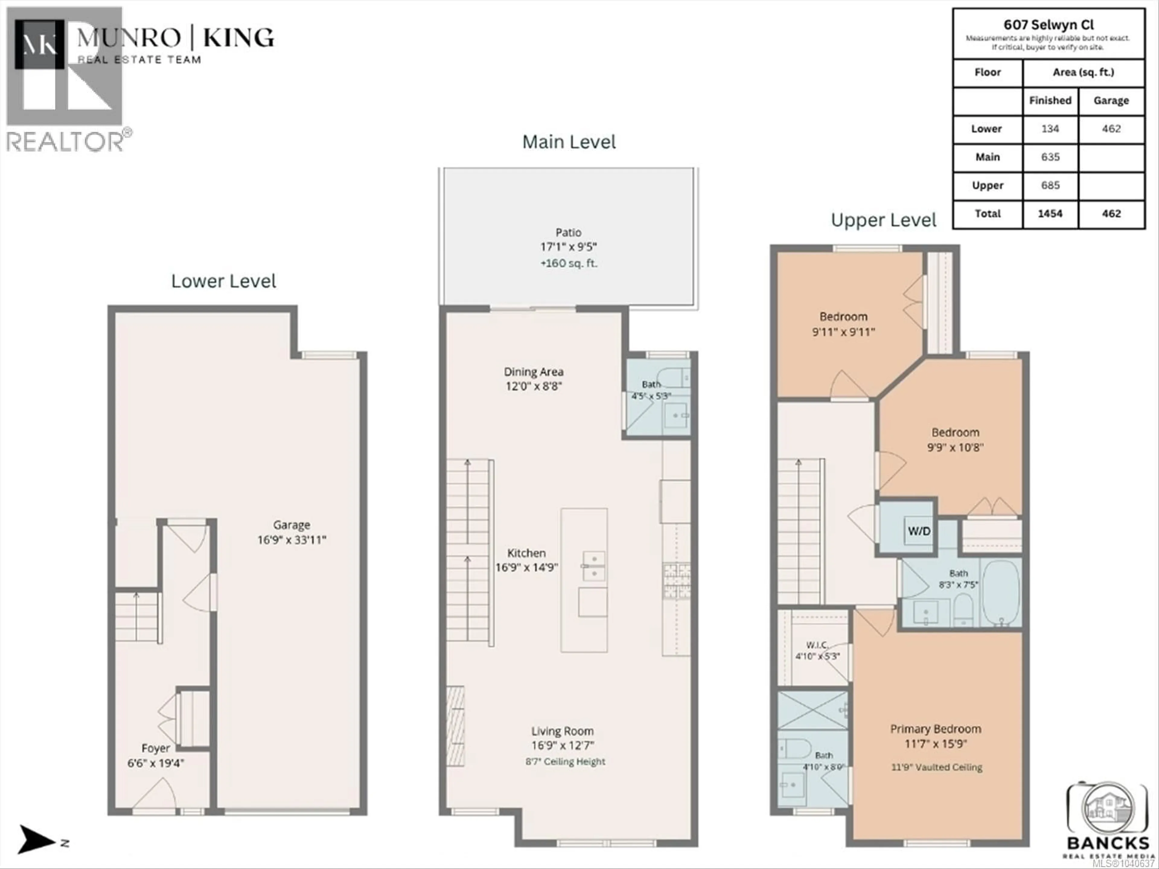Floor plan for 607 SELWYN CLOSE, Langford British Columbia V9B0Z2