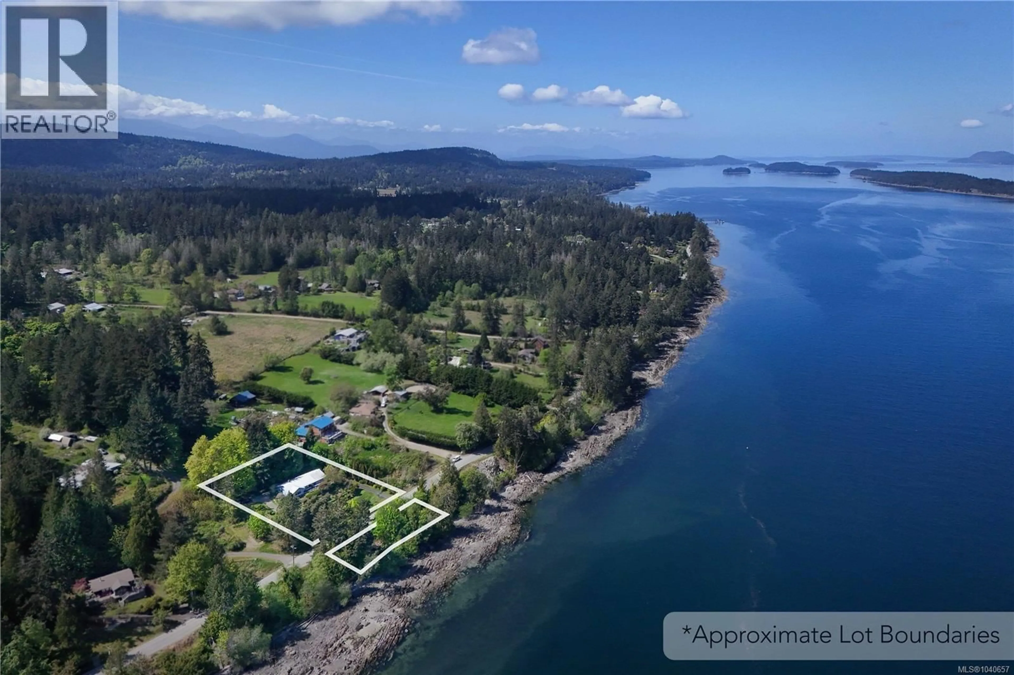 A pic from outside/outdoor area/front of a property/back of a property/a pic from drone, water/lake/river/ocean view for 760 WALKERS HOOK ROAD, Salt Spring British Columbia V8K1N5
