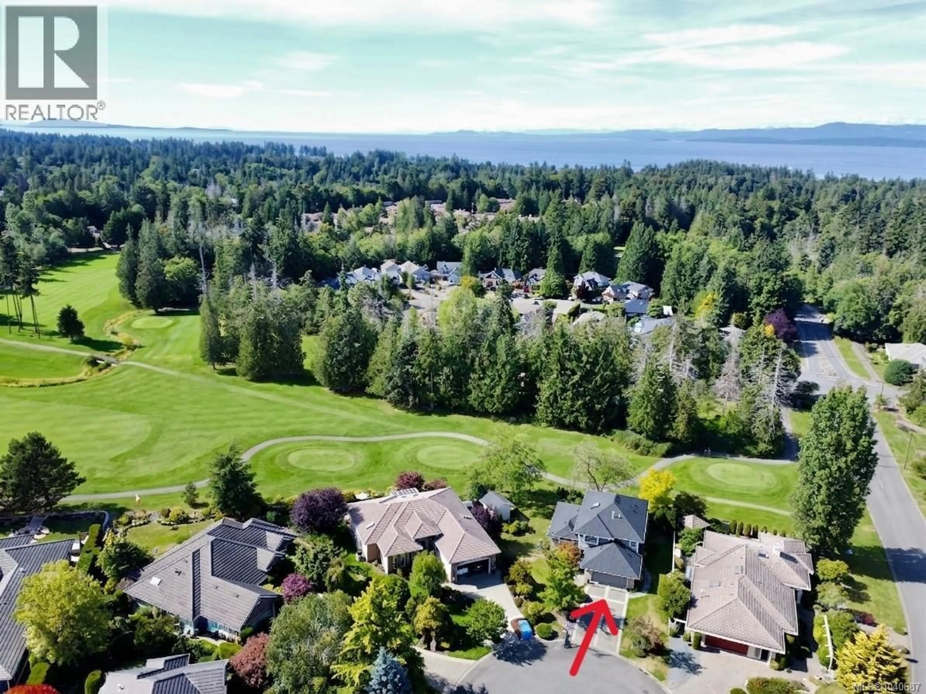 A pic from outside/outdoor area/front of a property/back of a property/a pic from drone, water/lake/river/ocean view for 1191 ROSEMOUNT CLOSE, Parksville British Columbia V9P2W3