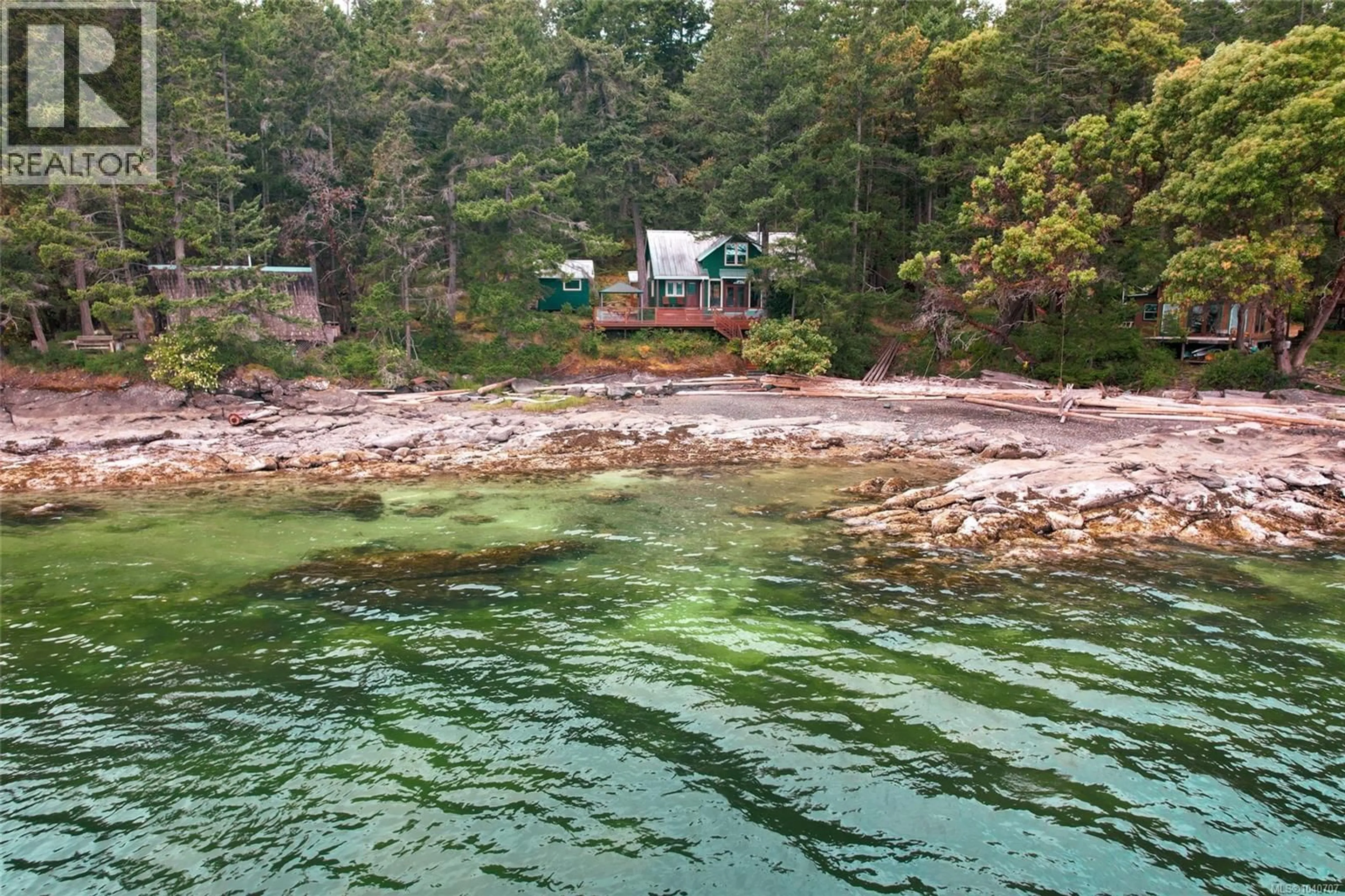 A pic from outside/outdoor area/front of a property/back of a property/a pic from drone, water/lake/river/ocean view for Lt 38 RUXTON ROAD, Ruxton Island British Columbia V0R1X7