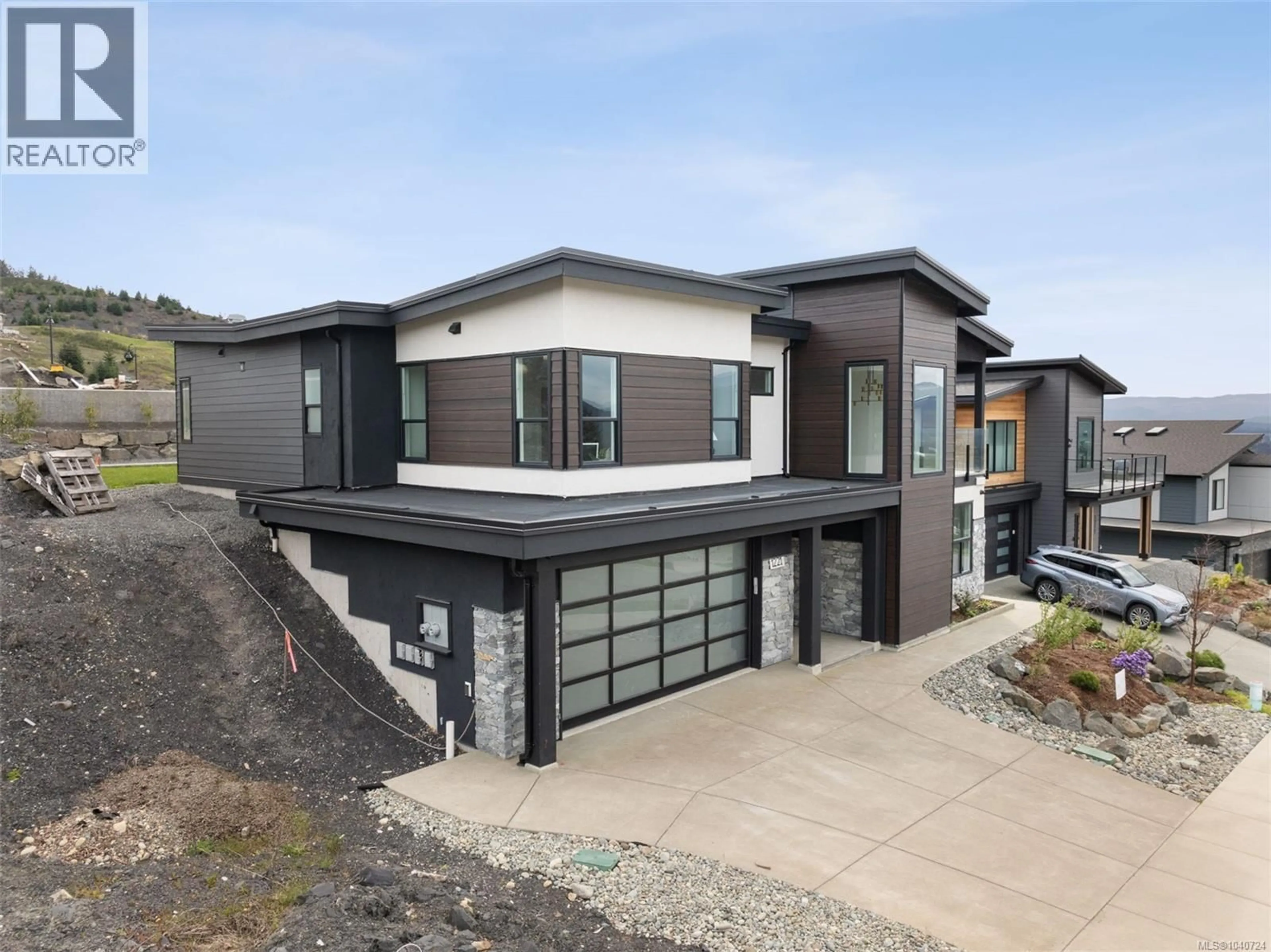 Home with brick exterior material, street for 1221 VIEWTOP ROAD, Duncan British Columbia V9L0H7