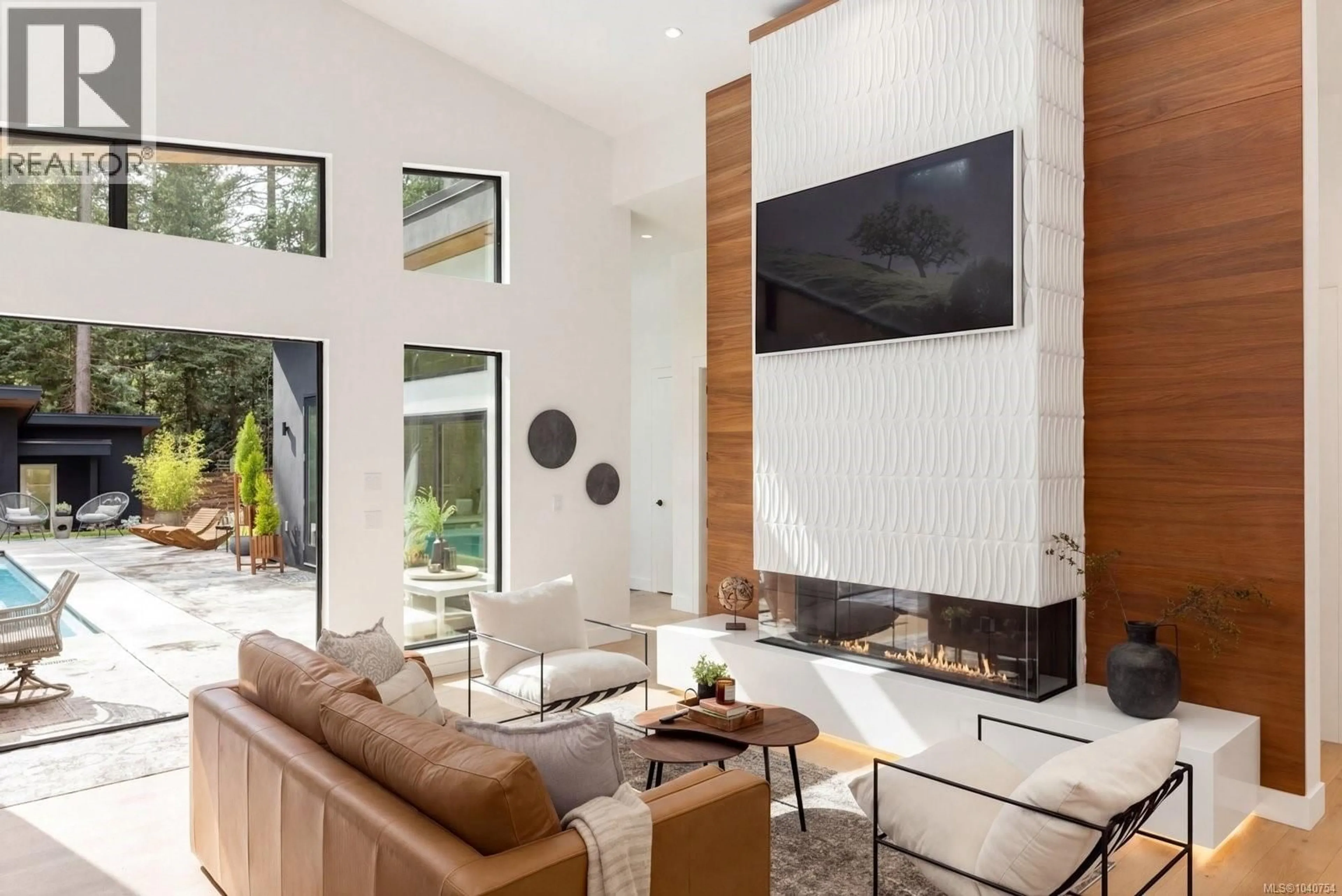 Living room with furniture, ceramic/tile floor for 867 BRADLEY DYNE ROAD, North Saanich British Columbia V8L5H1