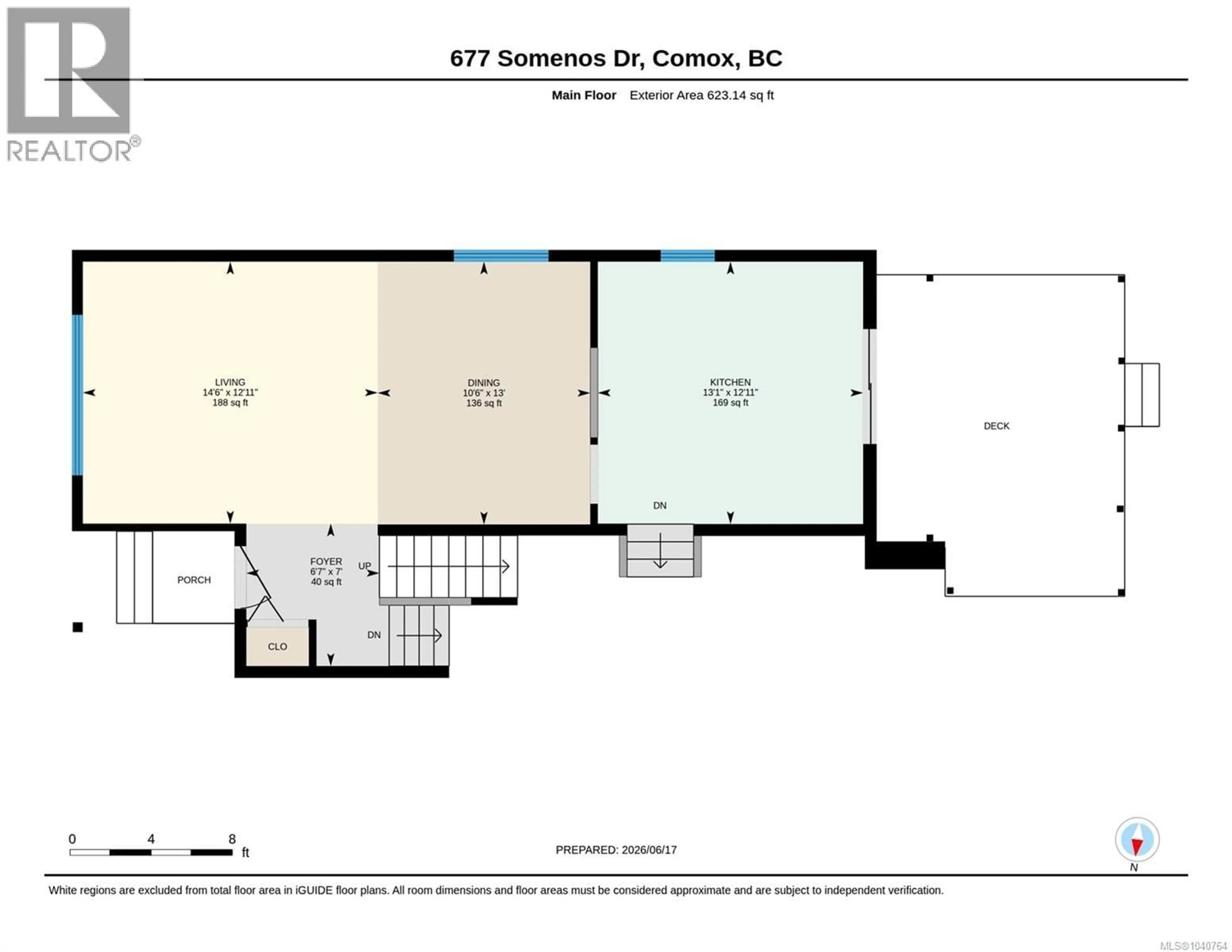 Floor plan for 677 SOMENOS DRIVE, Comox British Columbia V9M1B5