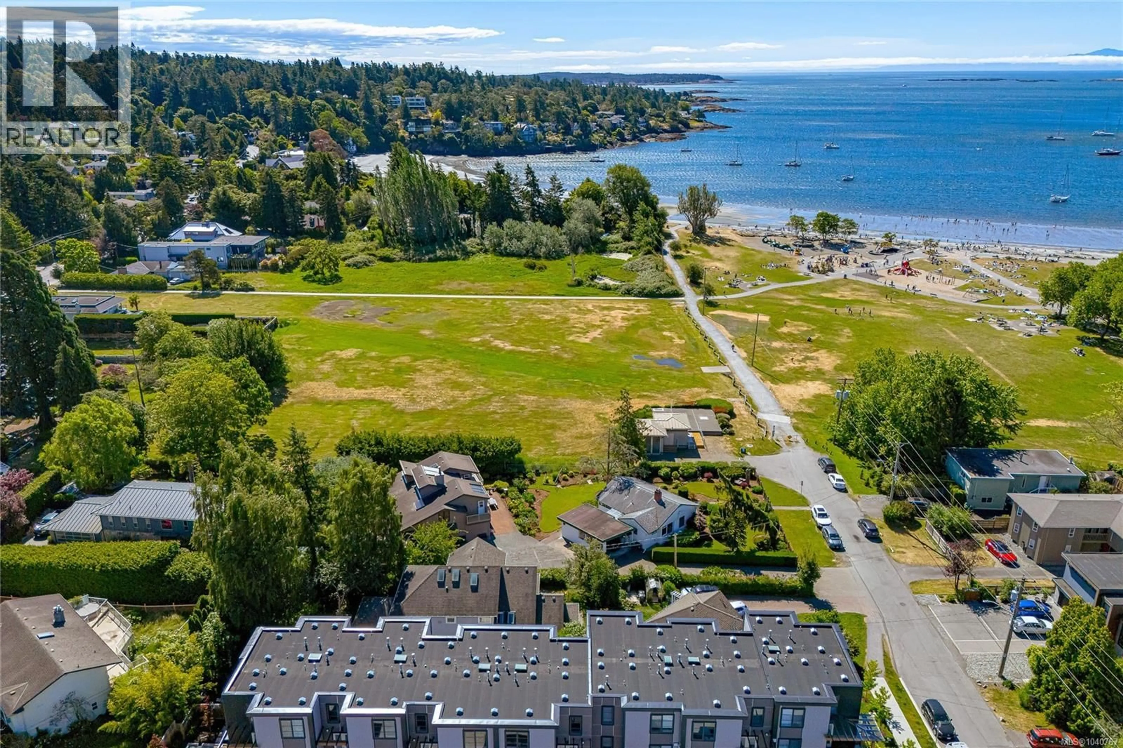 A pic from outside/outdoor area/front of a property/back of a property/a pic from drone, water/lake/river/ocean view for 2608 PENRHYN STREET, Saanich British Columbia V8N1G3