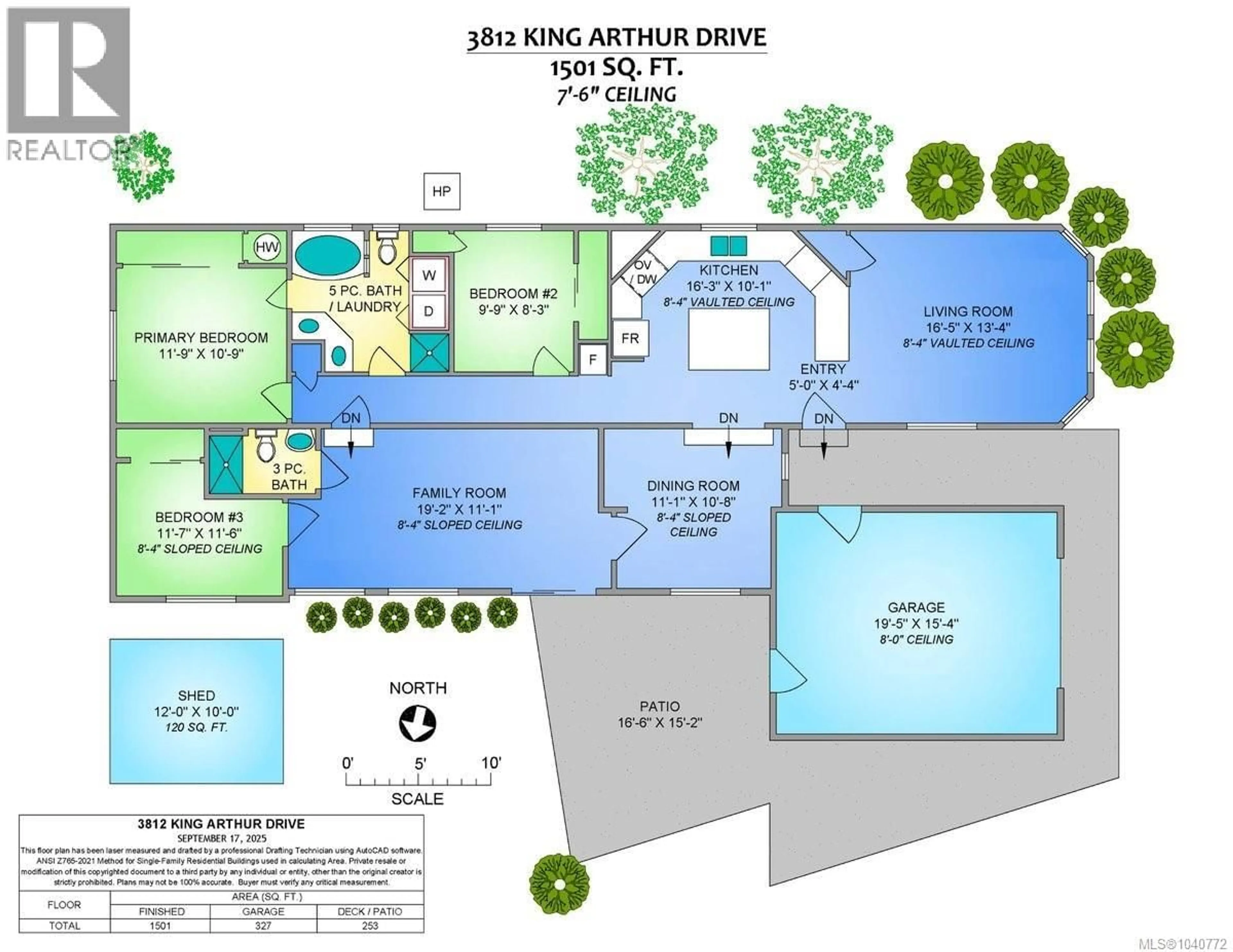 Floor plan for 3812 KING ARTHUR DRIVE, Nanaimo British Columbia V9T6B9