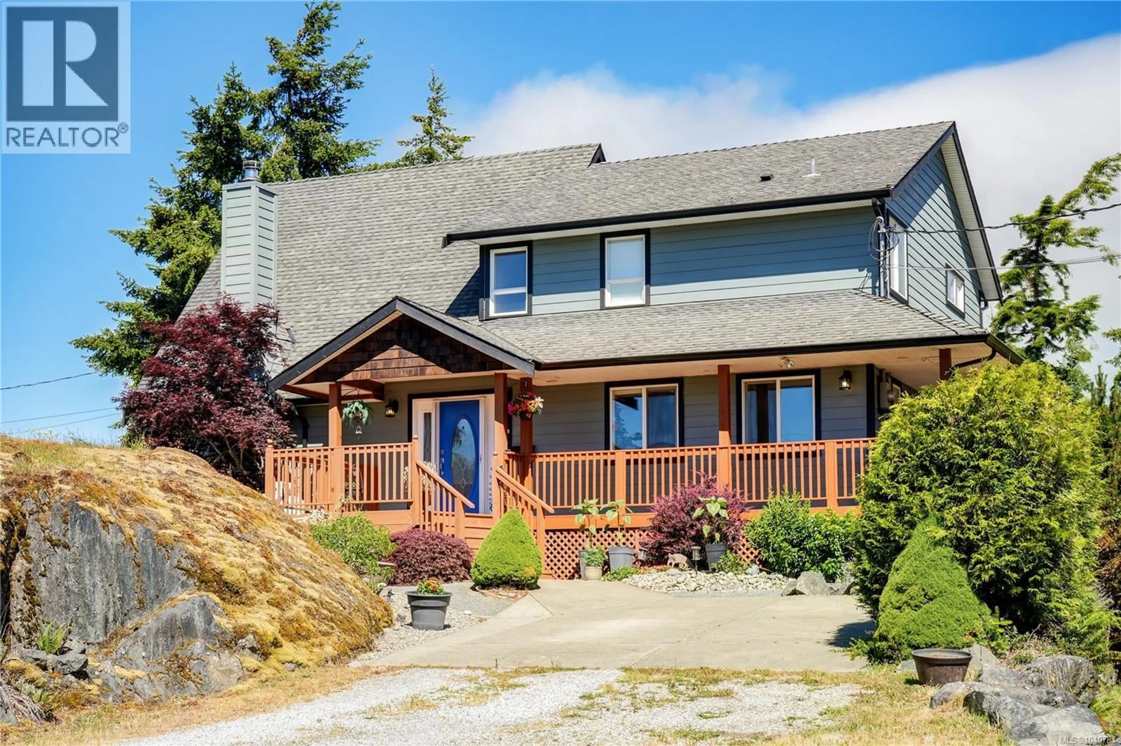 Home with vinyl exterior material, street for 2330 CARPENTER ROAD, Sooke British Columbia V9Z0R1