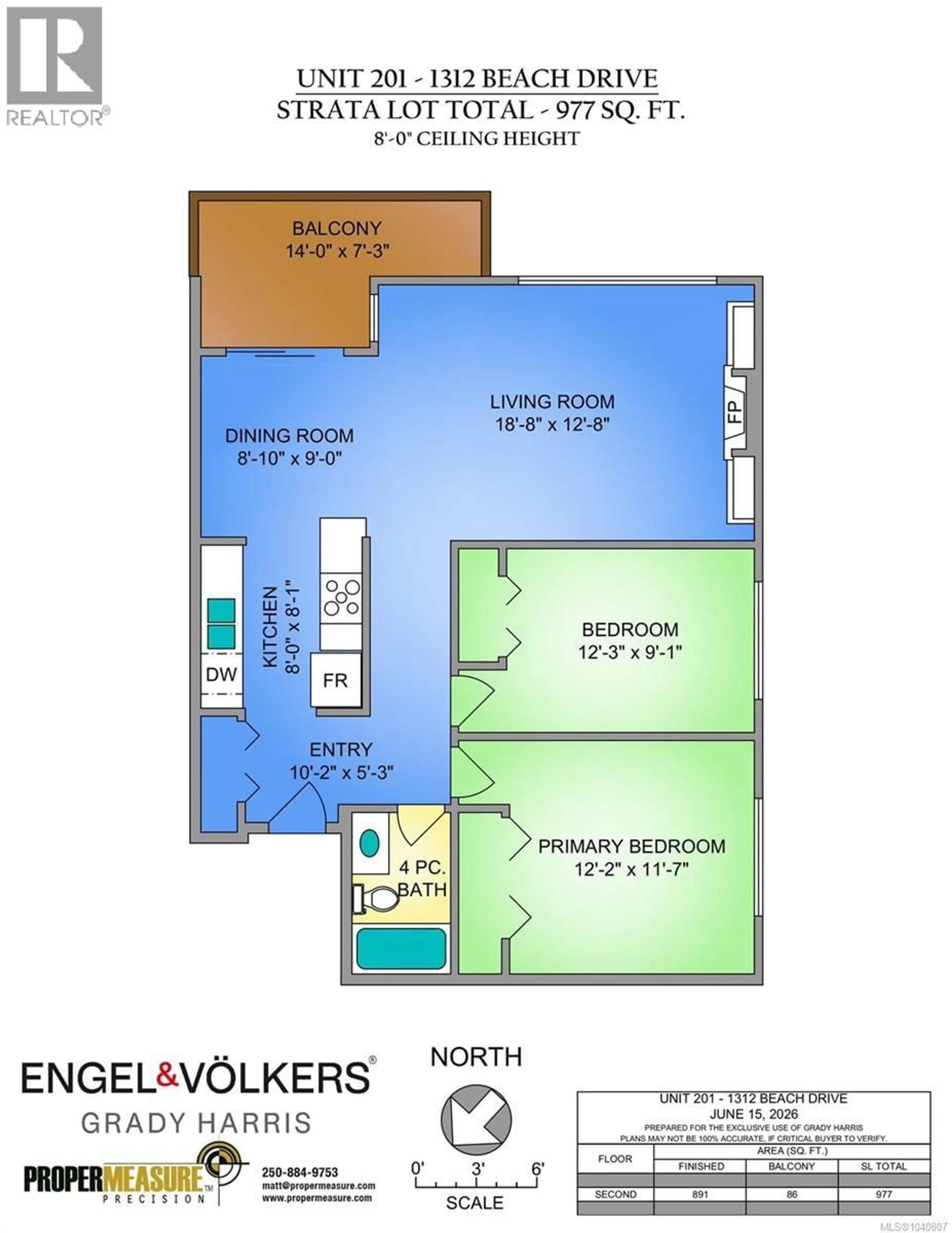 Floor plan for 201 - 1312 BEACH DRIVE, Oak Bay British Columbia V8S2N5
