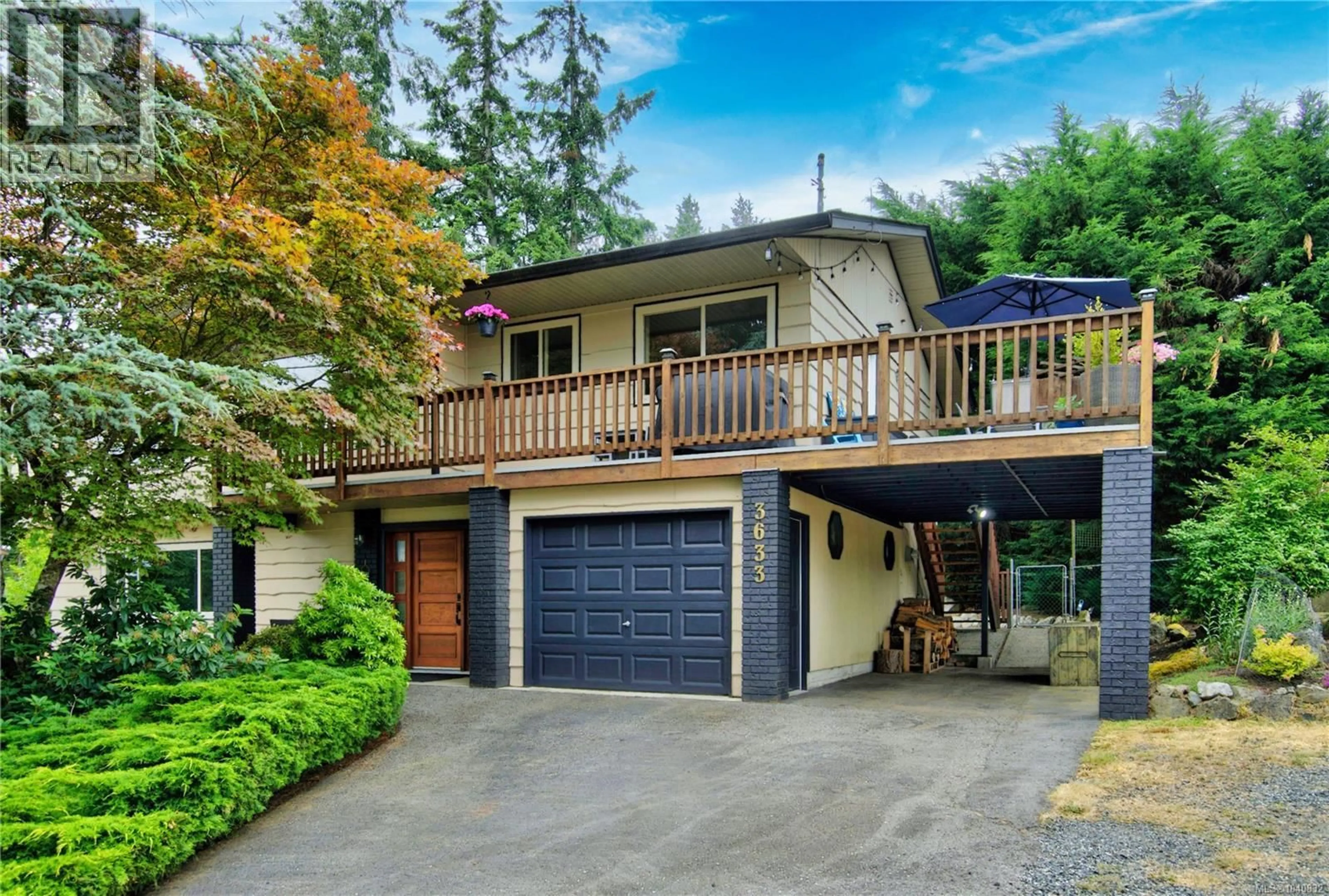 Home with vinyl exterior material, street for 3633 PLANTA ROAD, Nanaimo British Columbia V9T3E8