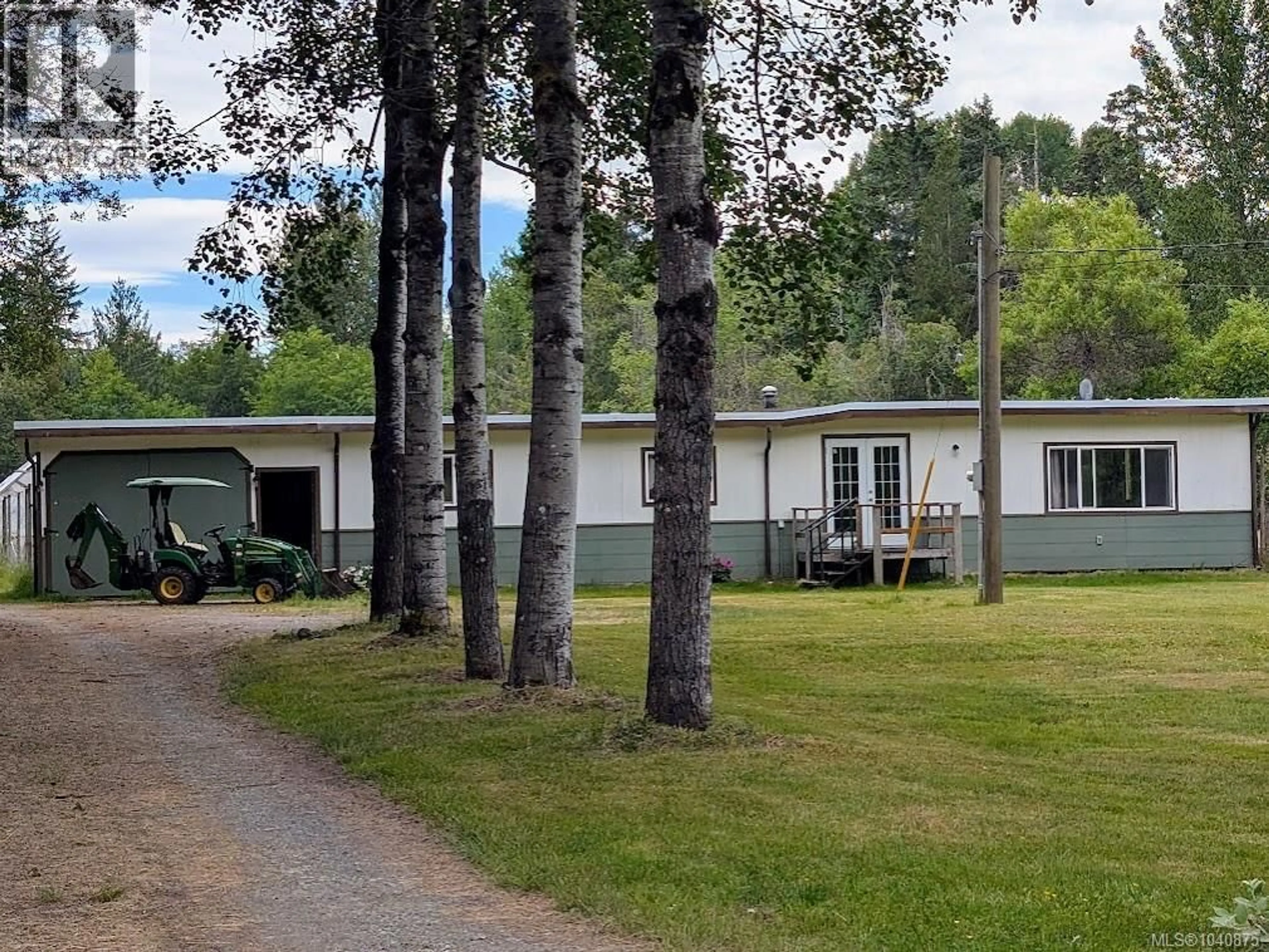A pic from outside/outdoor area/front of a property/back of a property/a pic from drone, forest/trees view for 1476 RUFFELS ROAD, Errington British Columbia V0R1V0