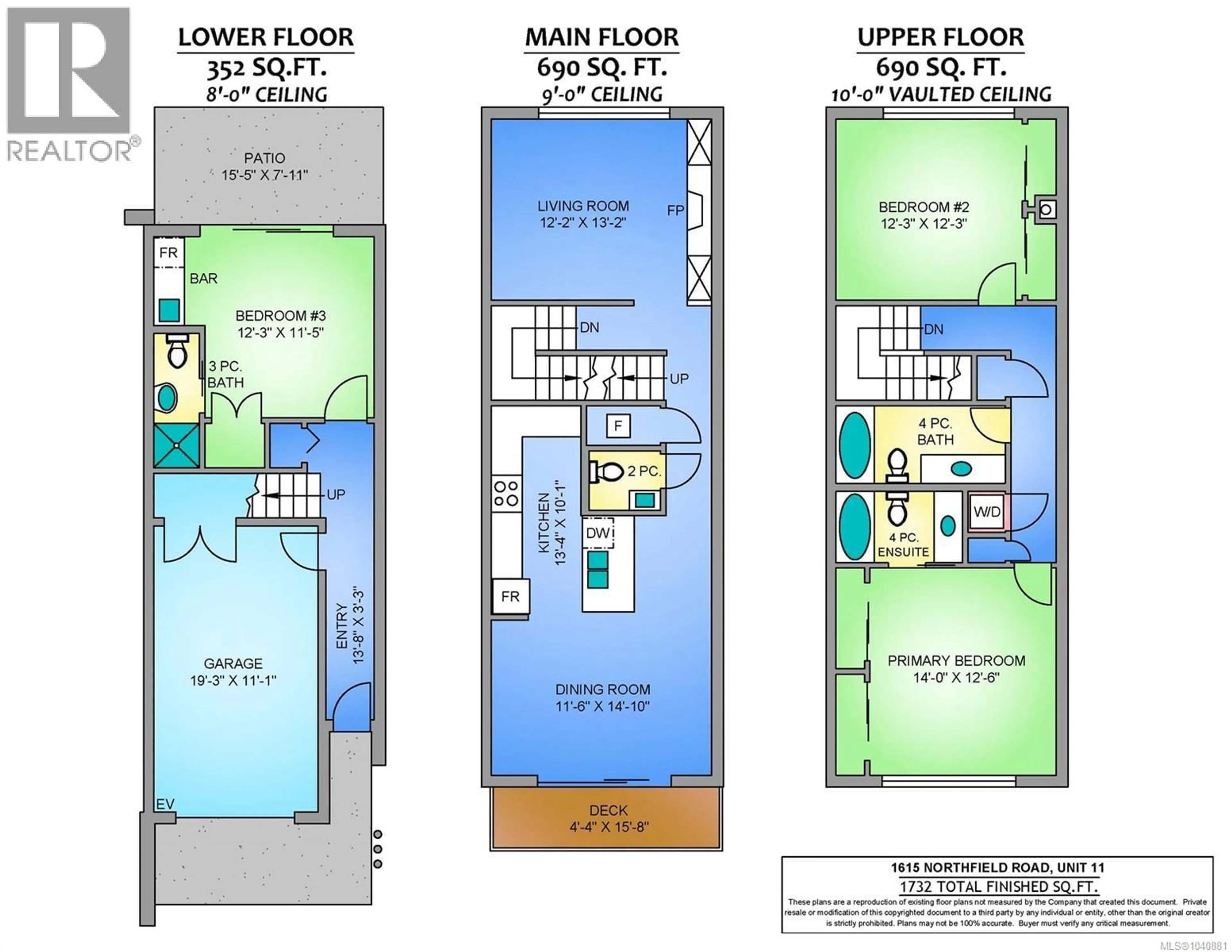 Floor plan for 111 - 1615 NORTHFIELD ROAD, Nanaimo British Columbia V9S5A8