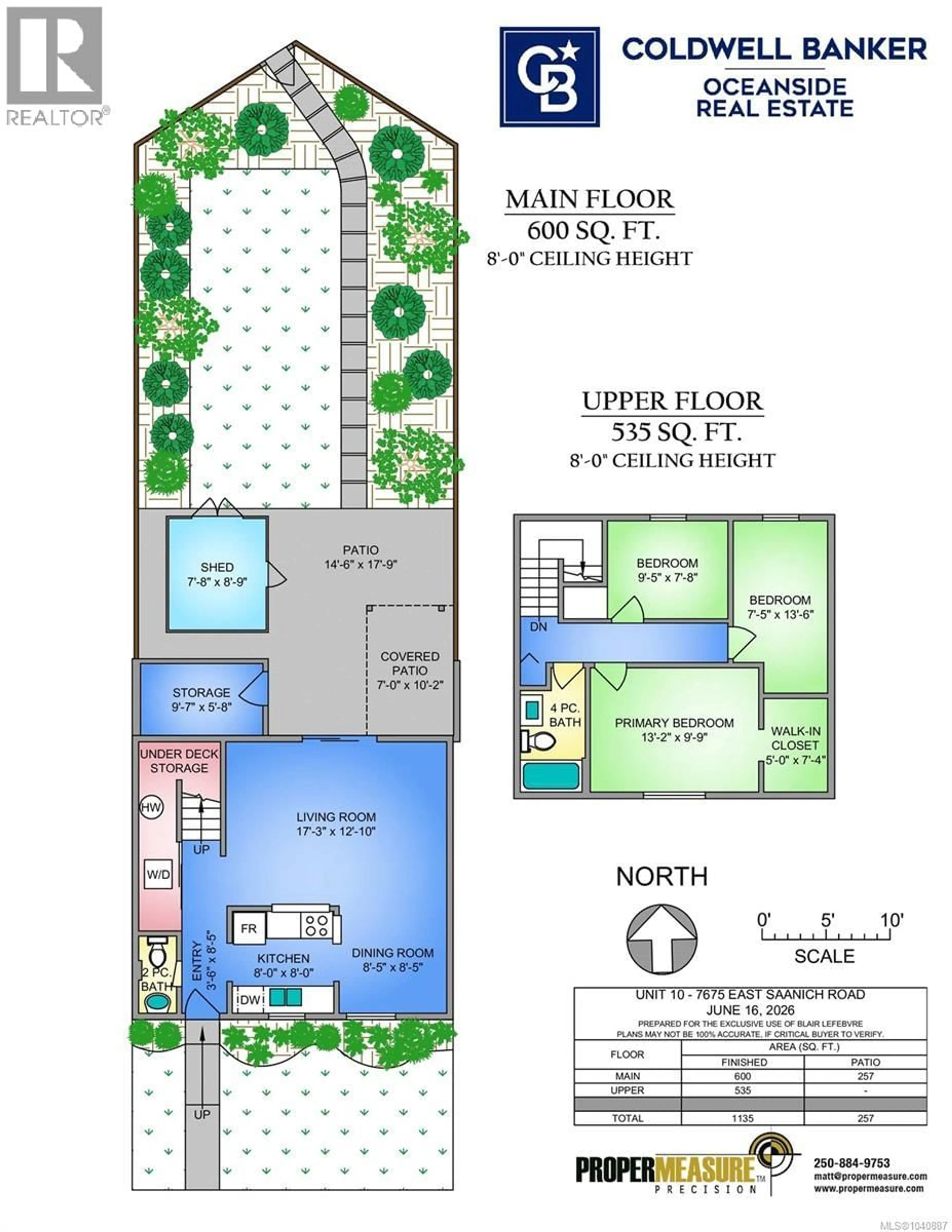 Floor plan for 10 - 7675 EAST SAANICH ROAD, Central Saanich British Columbia V8M1L9